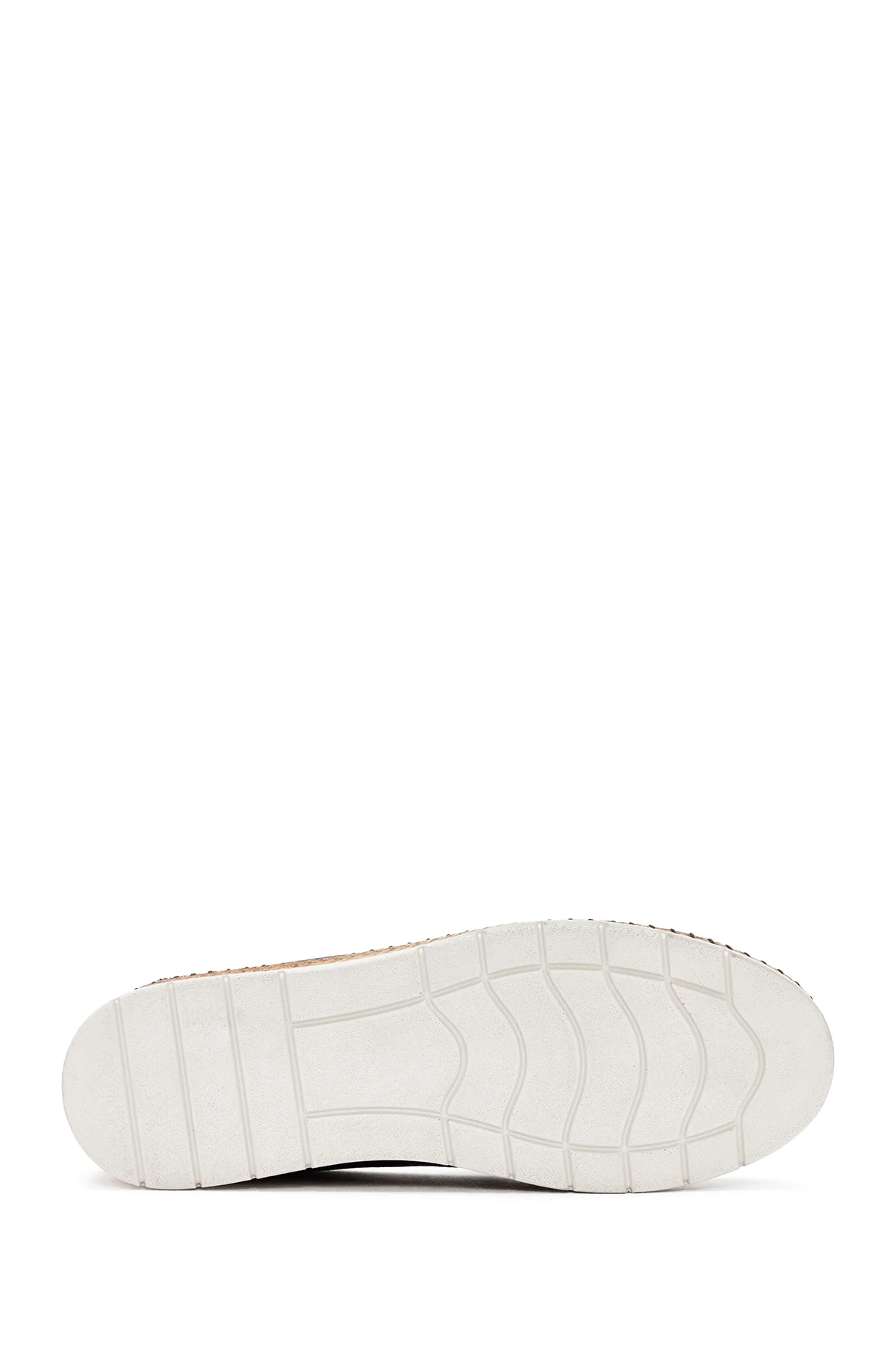 Kadın Siyah Deri Comfort Loafer - Image 4