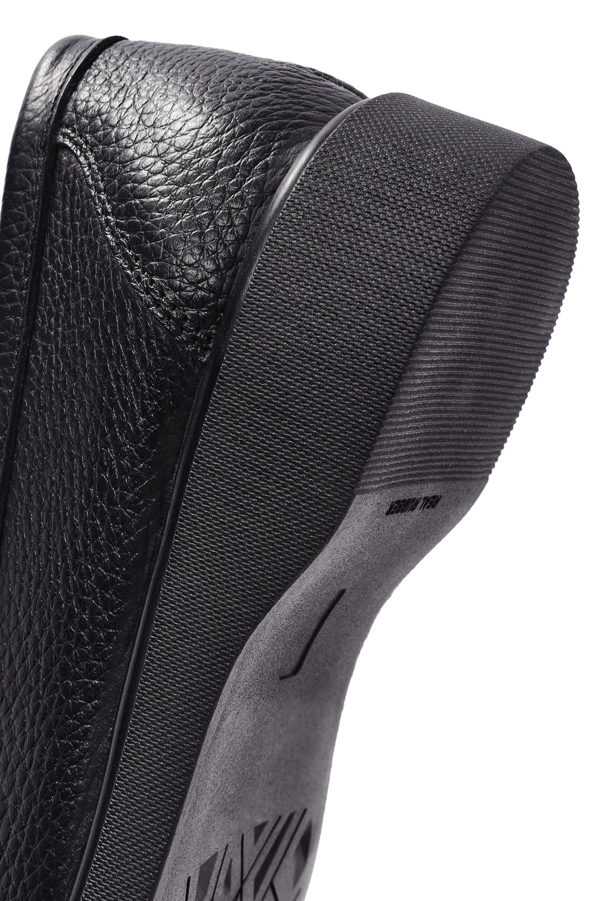Kadın Siyah Deri Comfort Loafer - Image 8
