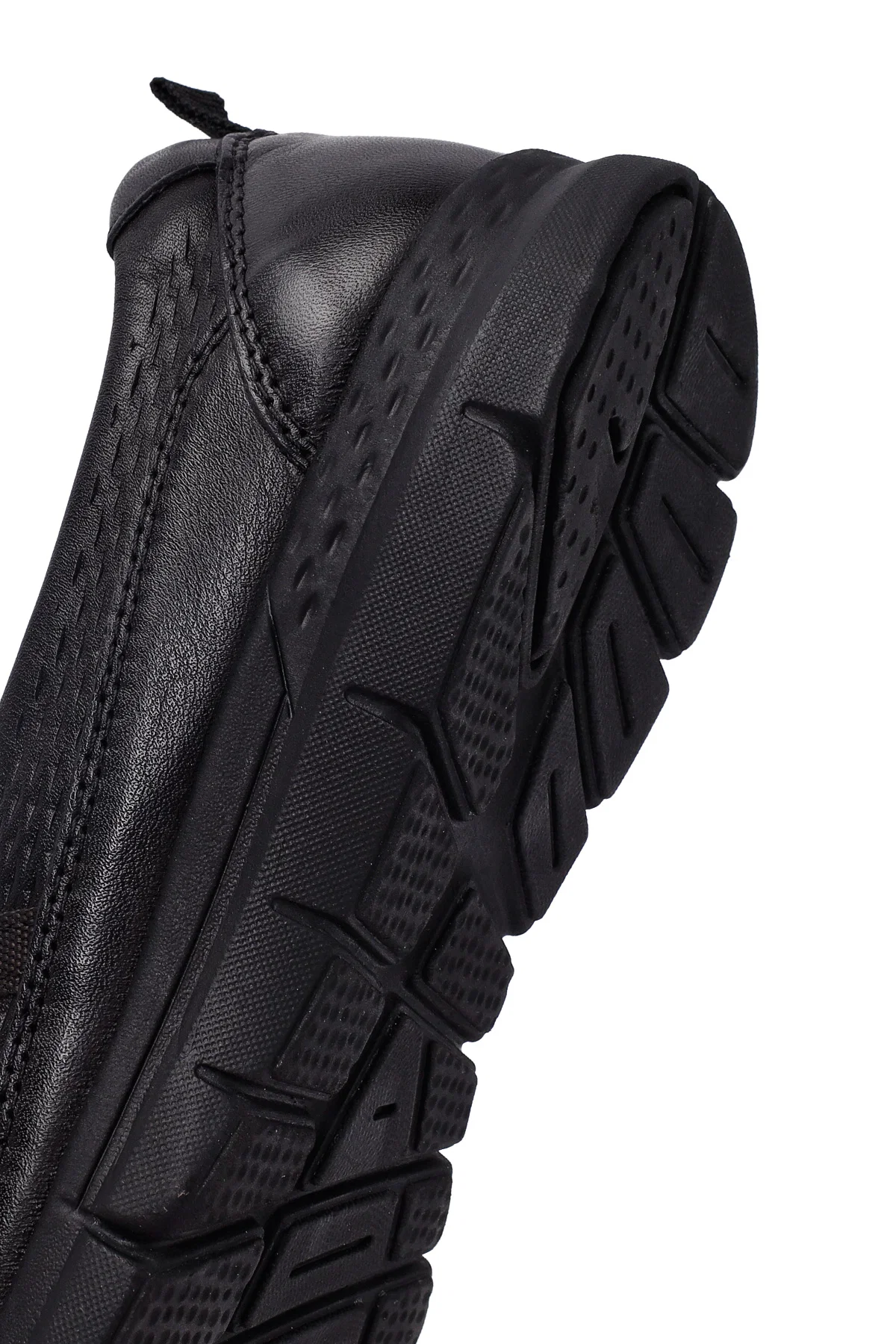 Kadın Siyah Deri Comfort Loafer - Image 8