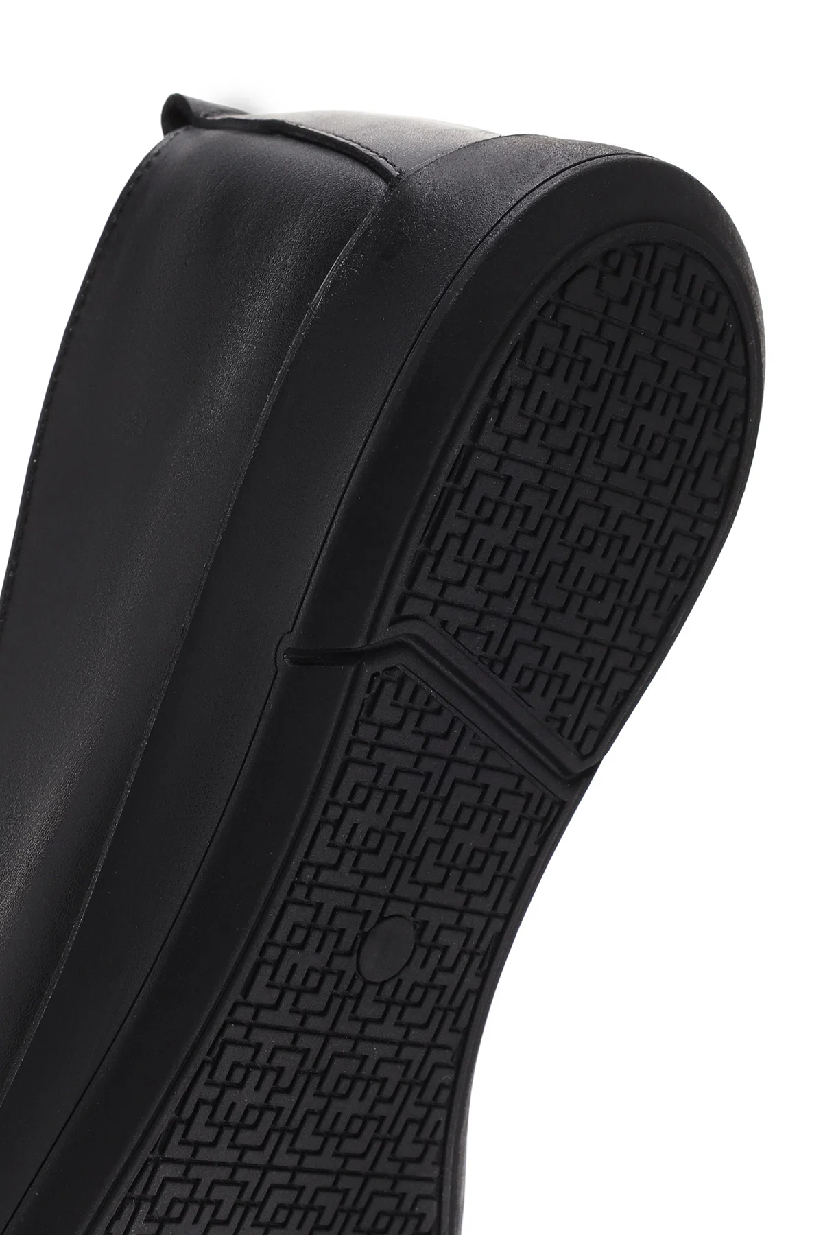 Kadın Siyah Deri Comfort Loafer - Image 8
