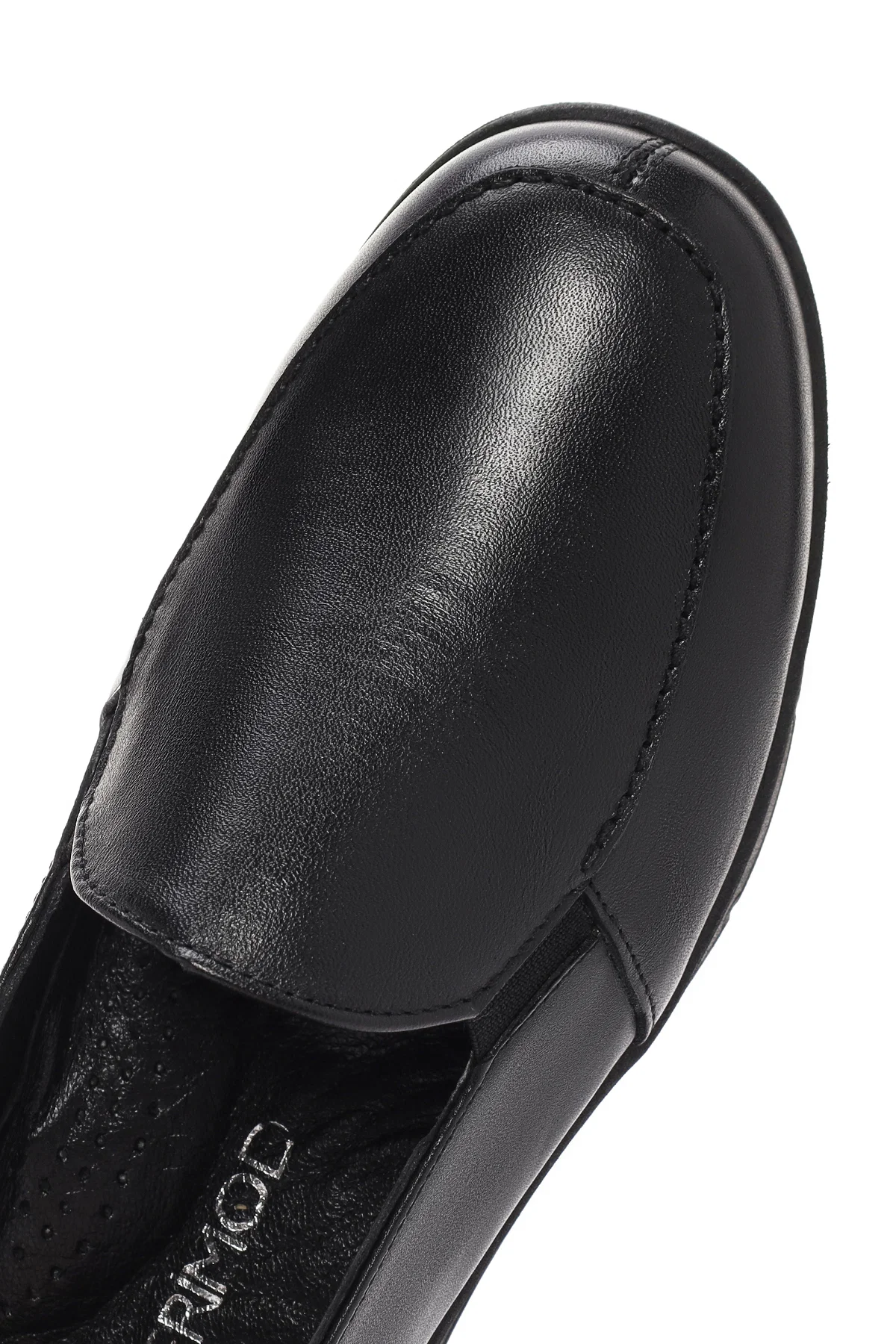 Kadın Siyah Deri Comfort Loafer - Image 9