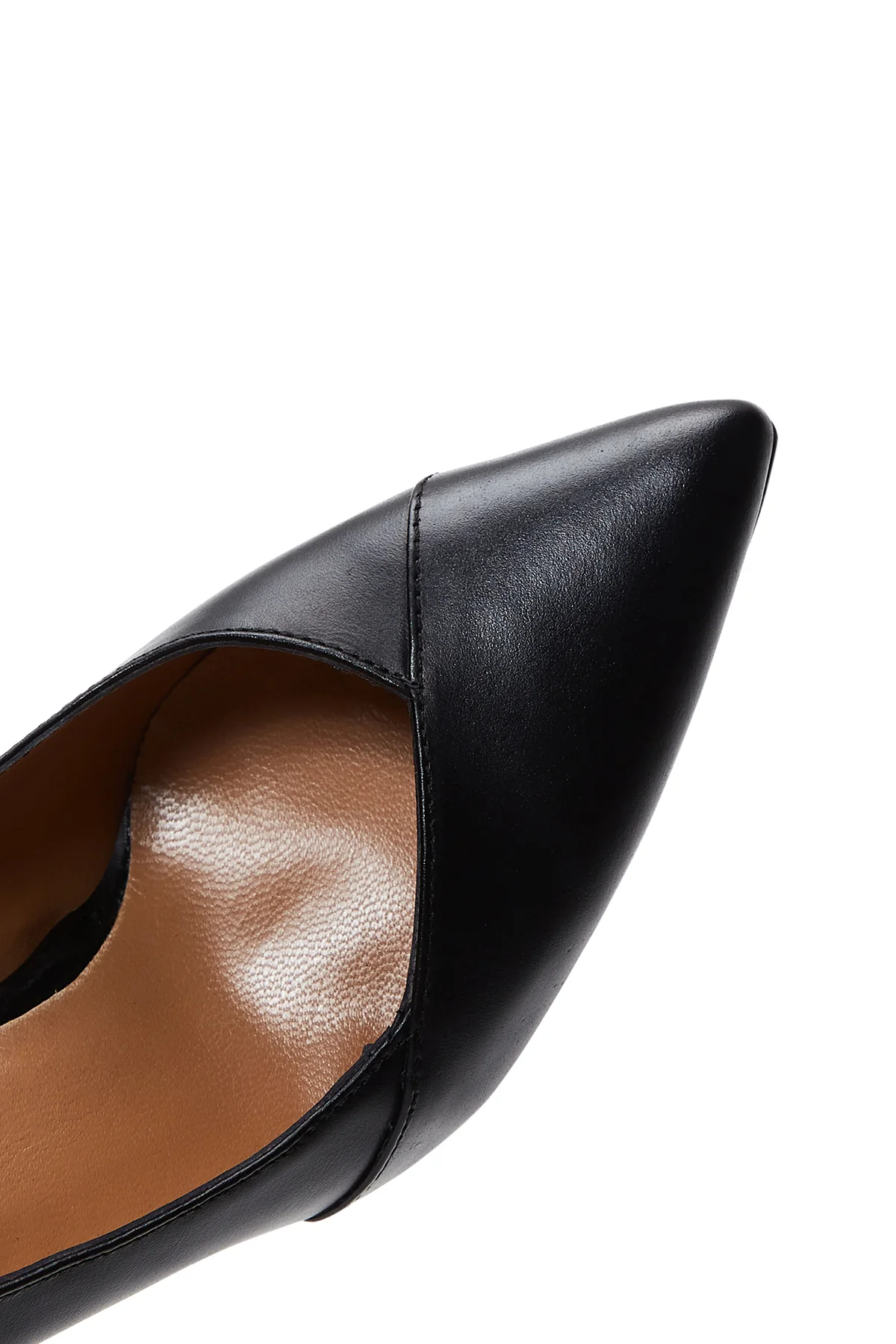 Kadın Siyah Deri Klasik Stiletto - Image 7