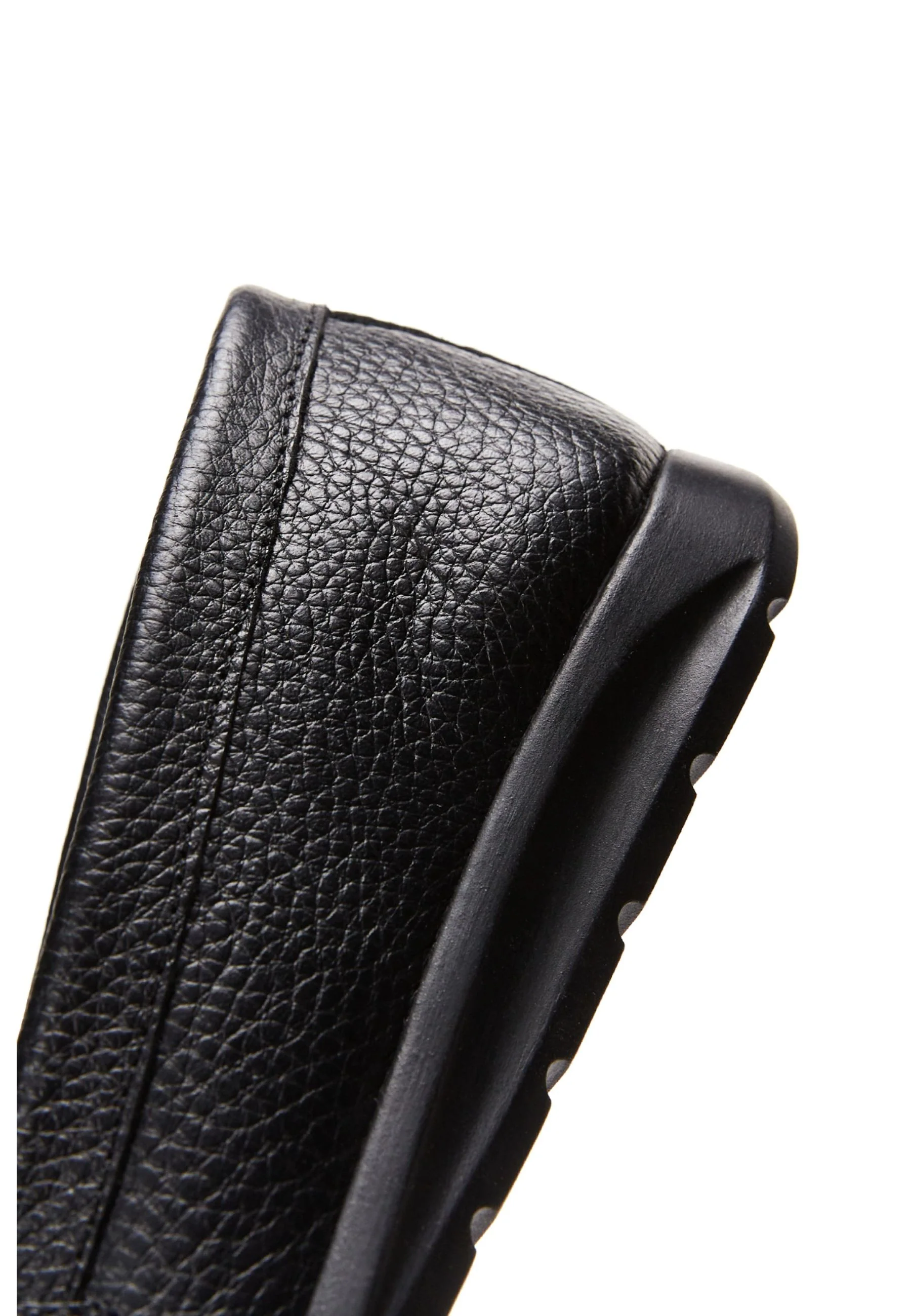 Kadın Siyah Deri Konfor Loafer - Image 7