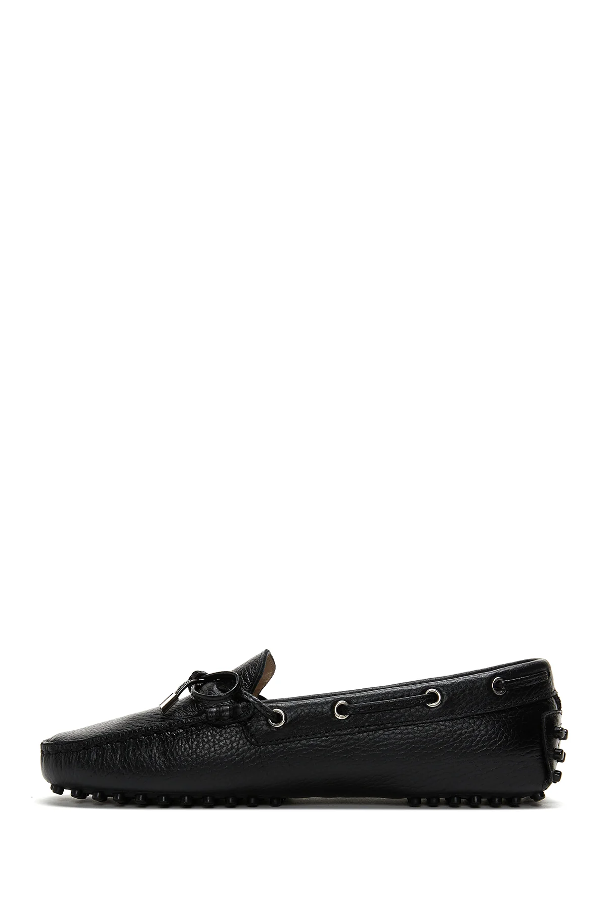 Kadın Siyah Deri Loafer - Image 2