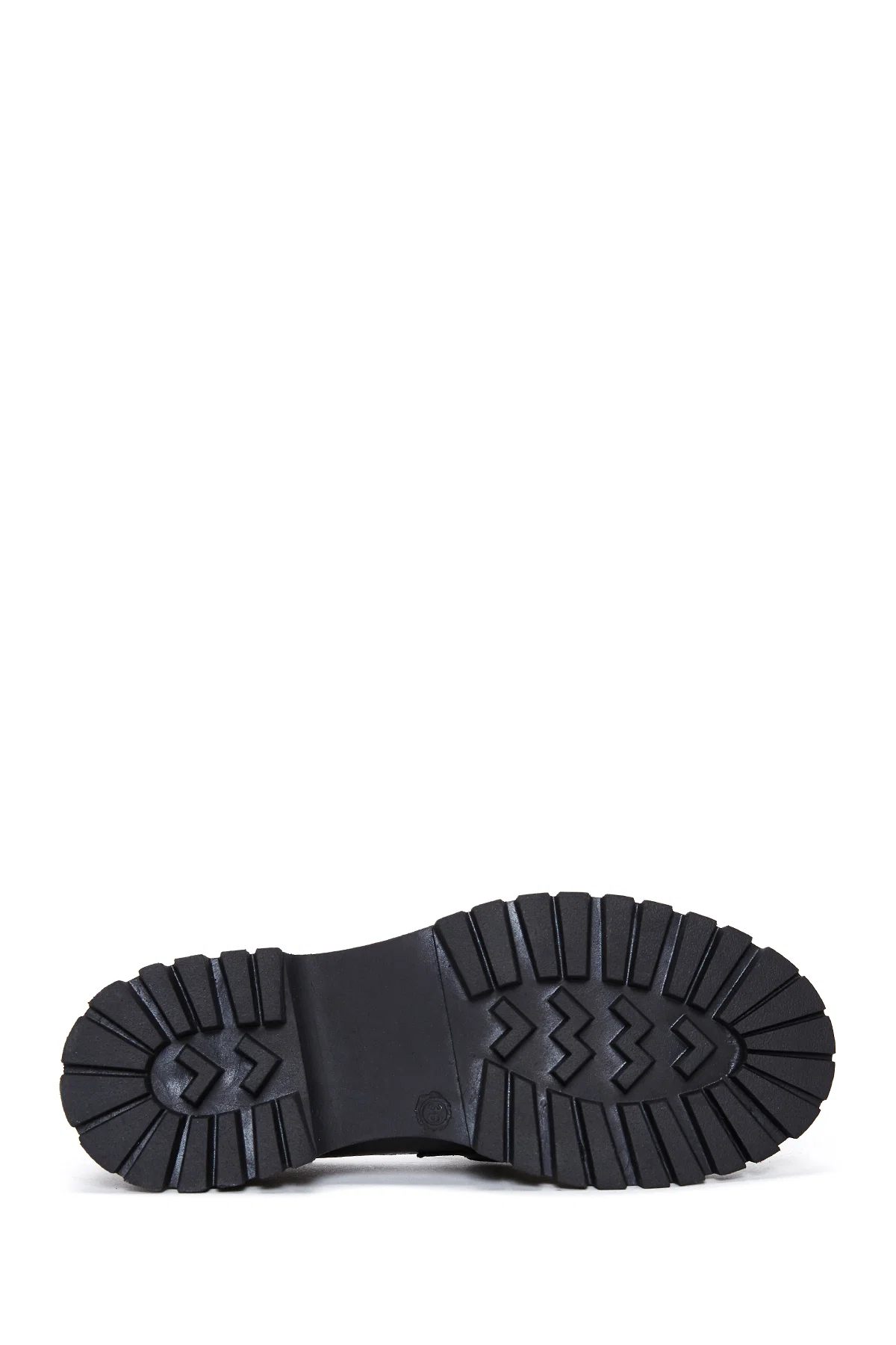 Kadın Siyah Deri Maskülen Loafer - Image 4