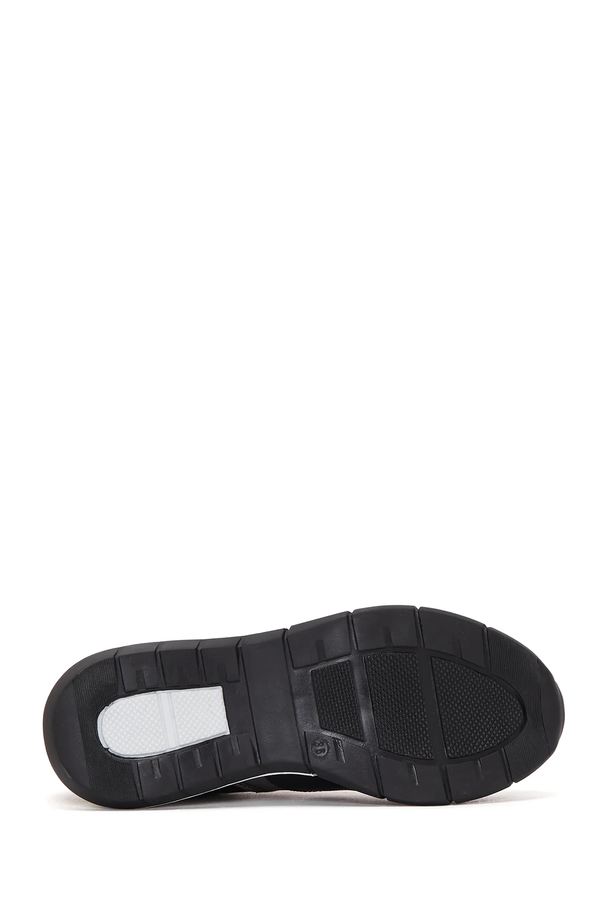 Kadın Siyah Deri Sneaker - Image 3