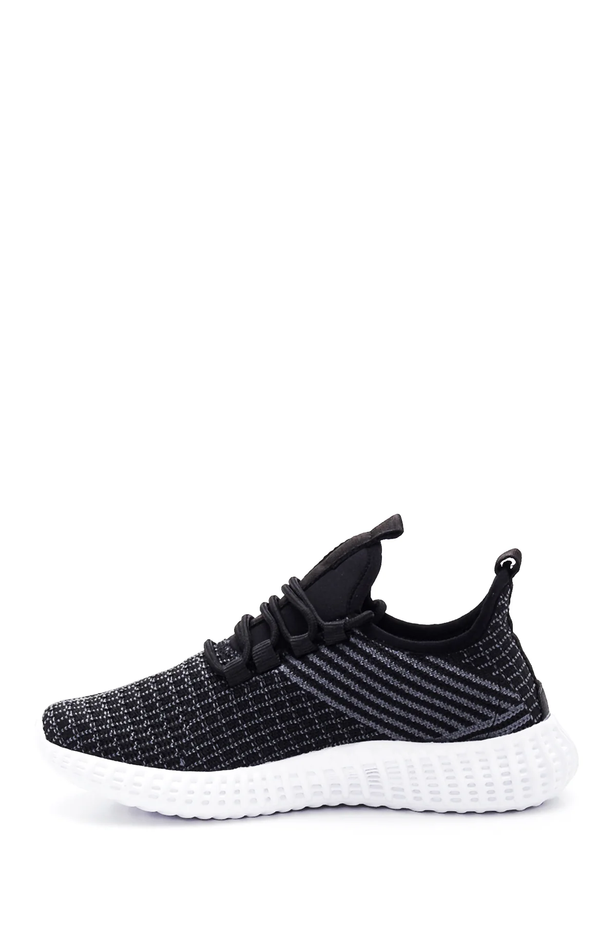 Kadın Siyah Desenli Sneaker - Image 2