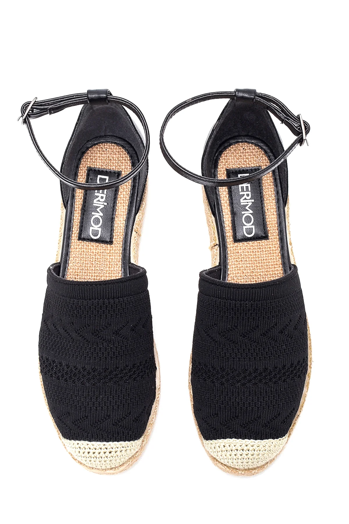 Kadın Siyah Espadril - Image 7