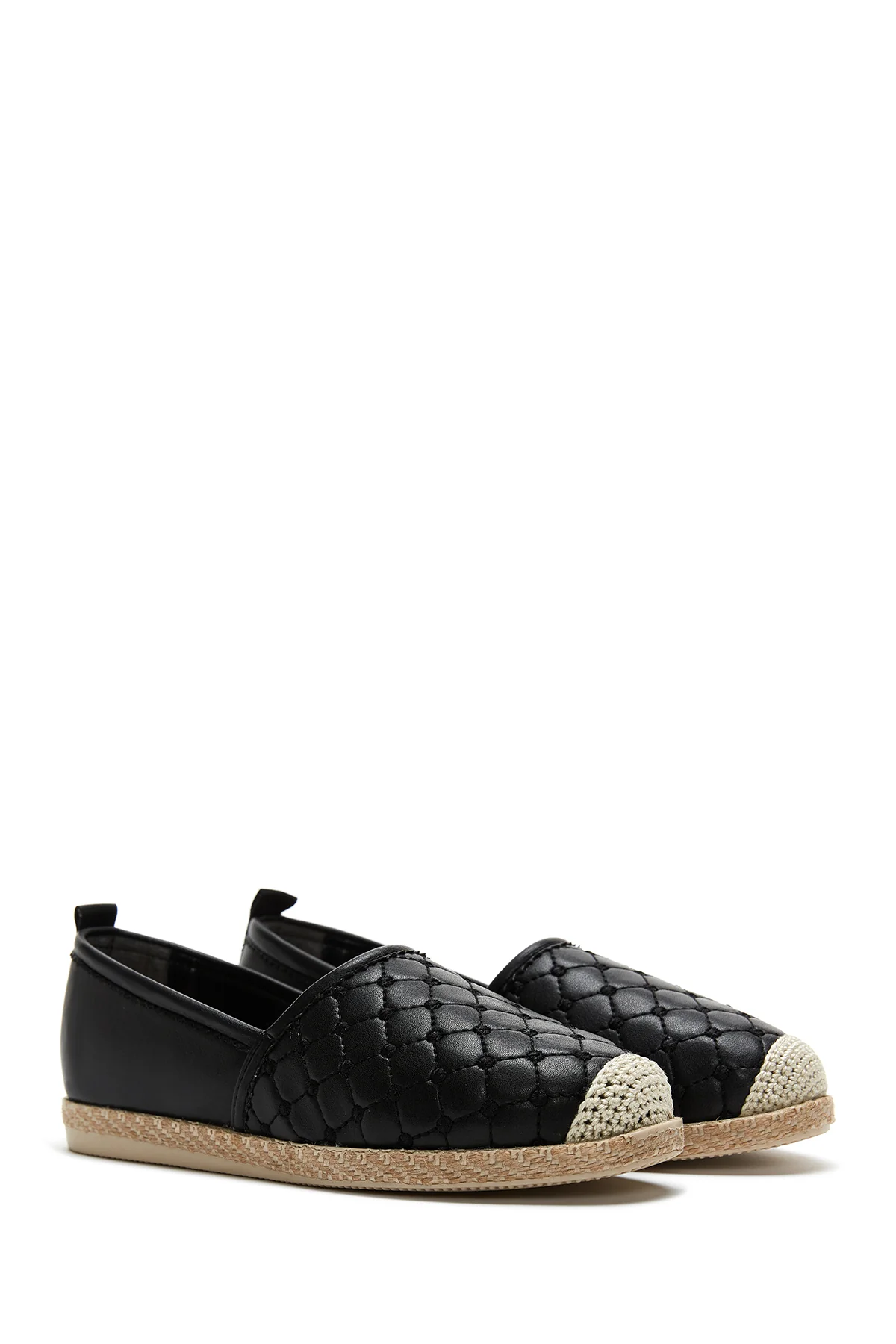 Kadın Siyah Espadril - Image 3