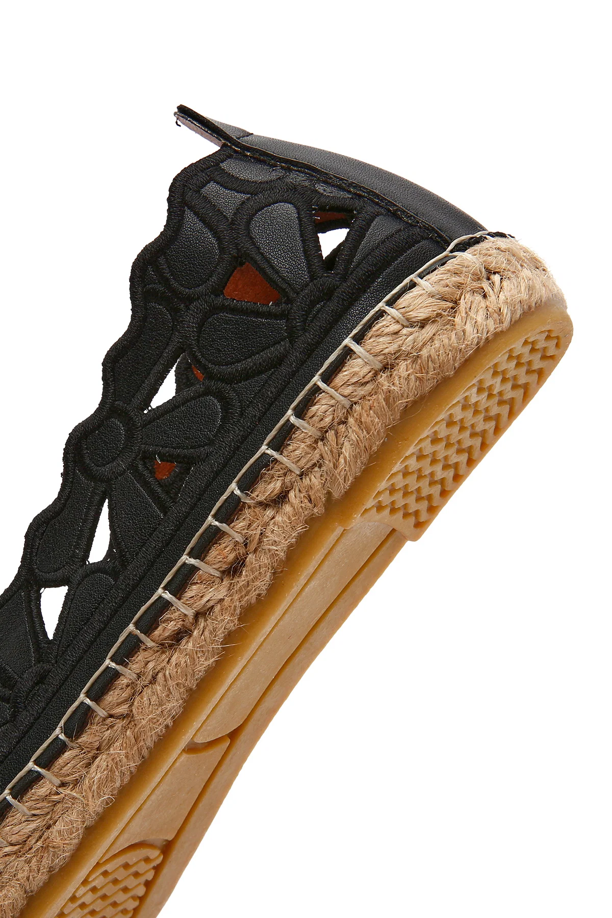 Kadın Siyah Espadril - Image 8