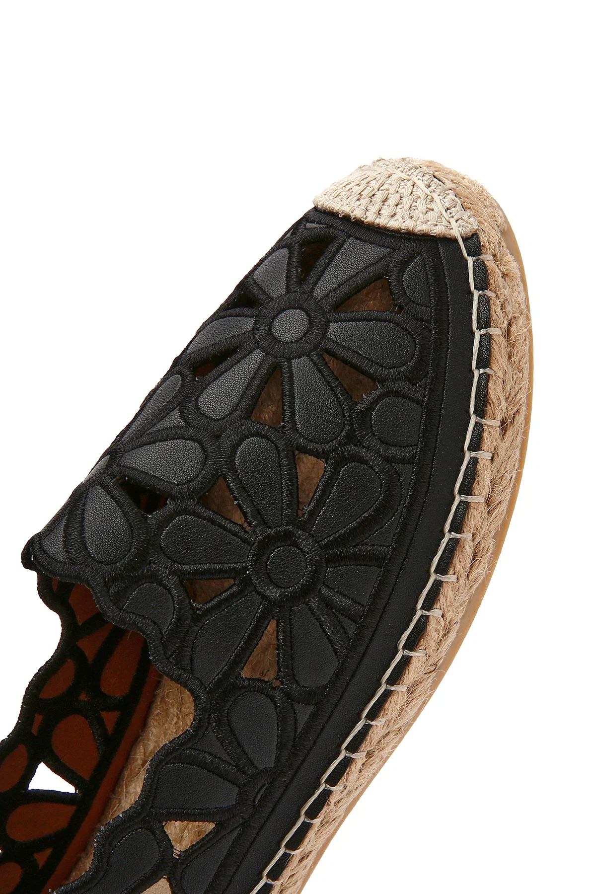 Kadın Siyah Espadril - Image 9