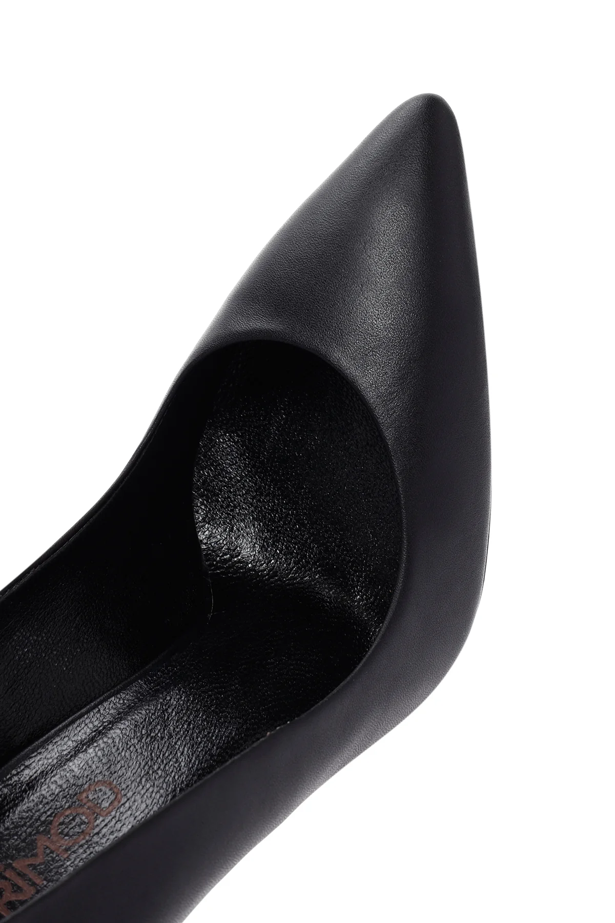 Kadın Siyah İnce Topuklu Deri Stiletto - Image 11
