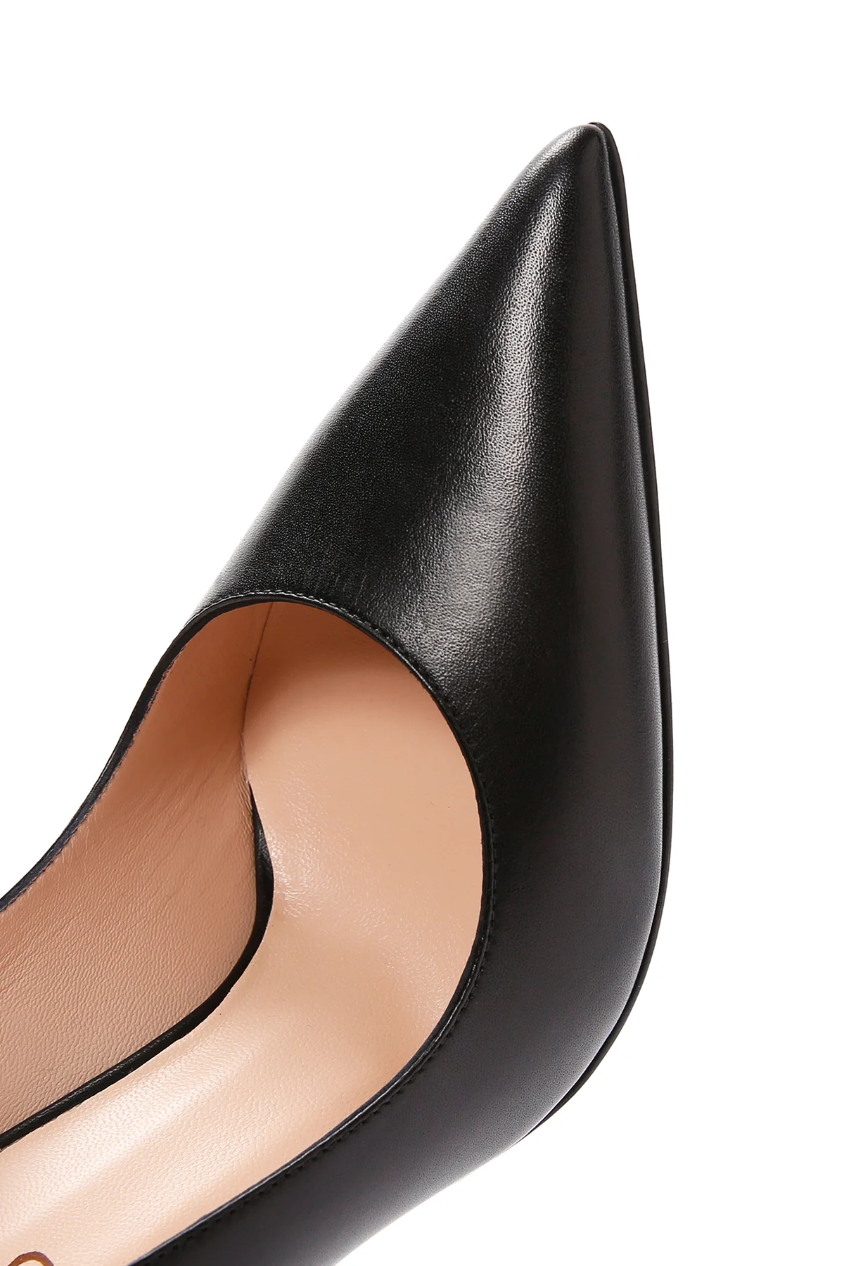 Kadın Siyah İnce Topuklu Deri Stiletto - Image 9