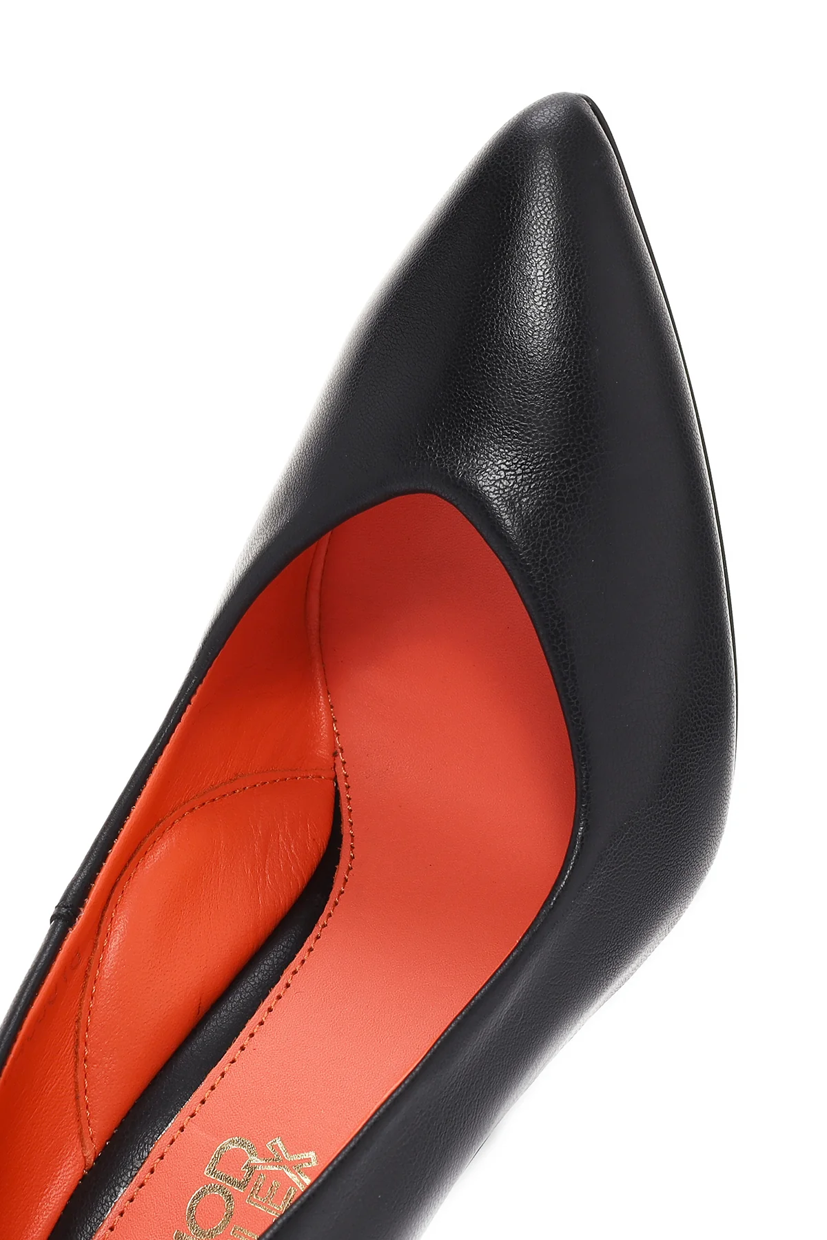 Kadın Siyah İnce Topuklu Deri Stiletto - Image 10