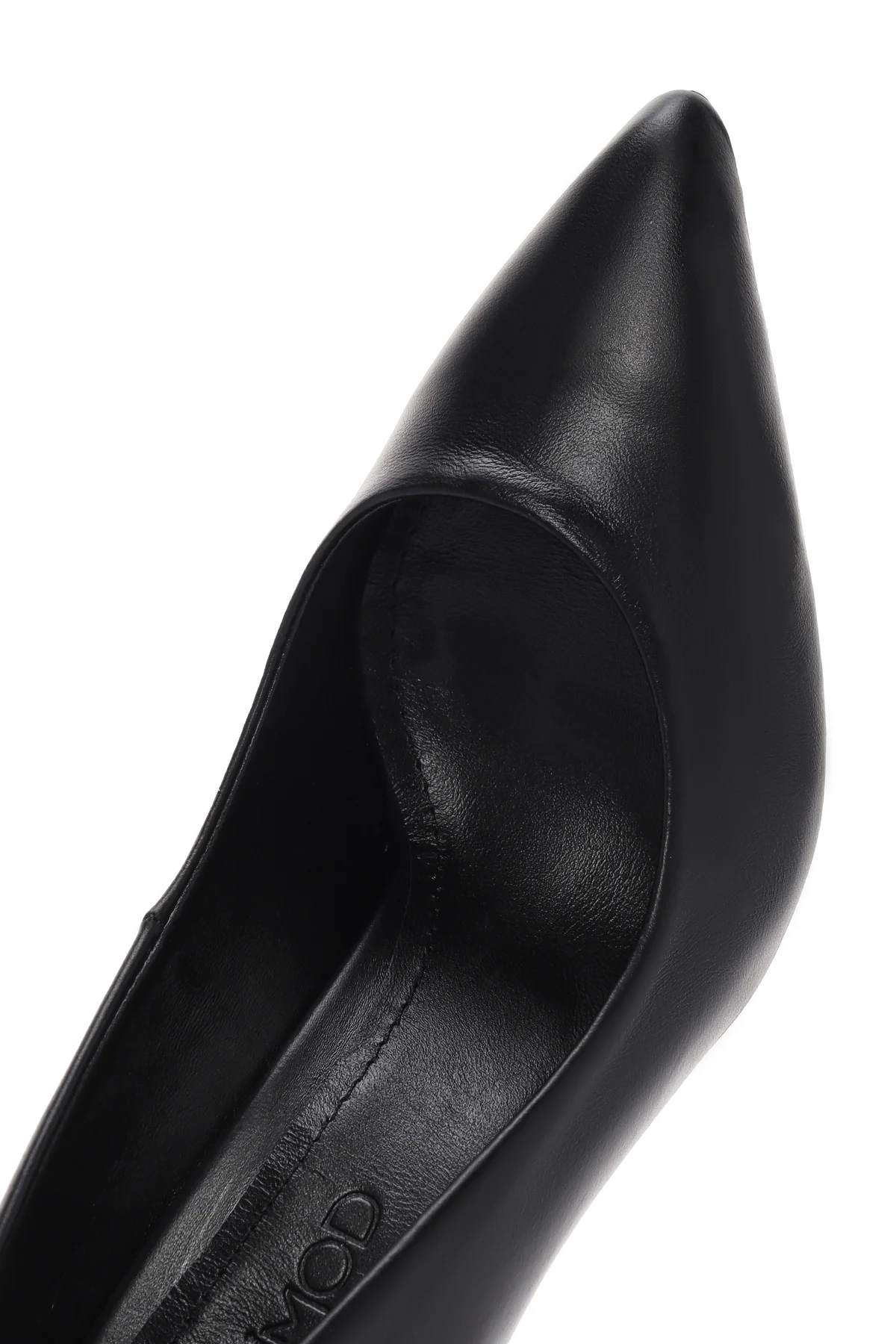 Kadın Siyah İnce Topuklu Deri Stiletto - Image 10