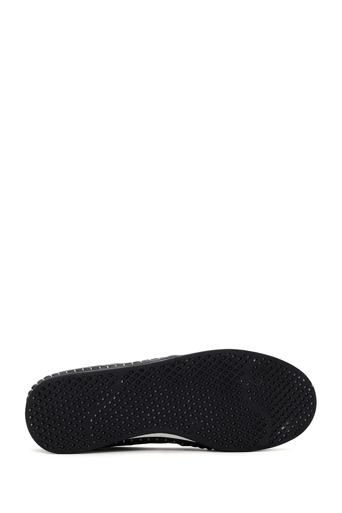 Kadın Siyah Kalın Tabanlı Deri Comfort Loafer - Image 4