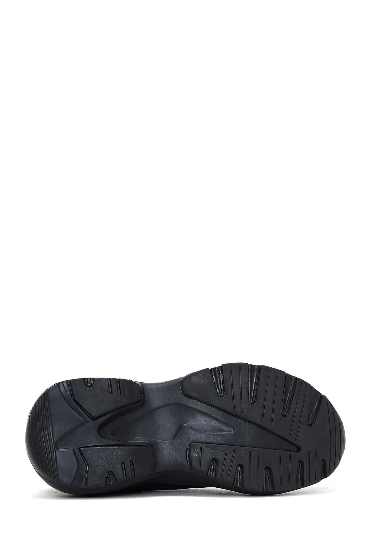 Kadın Siyah Kalın Tabanlı Sneaker - Image 4