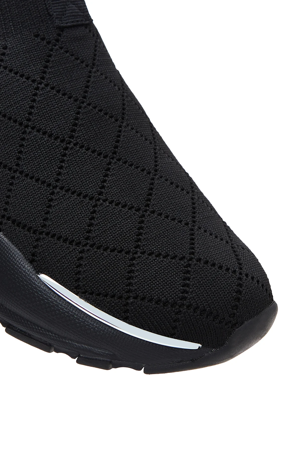 Kadın Siyah Kalın Tabanlı Sneaker - Image 8