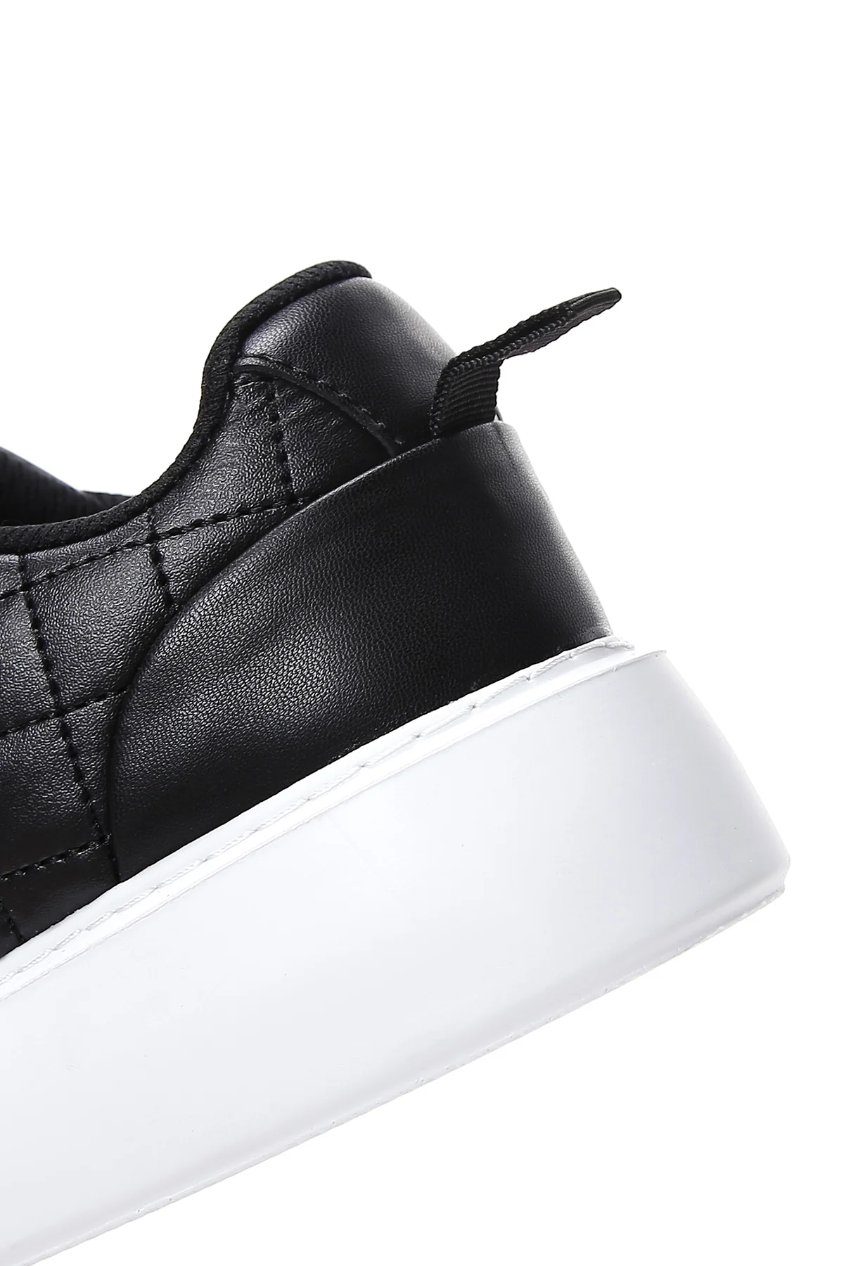 Kadın Siyah Kalın Tabanlı Sneaker - Image 7