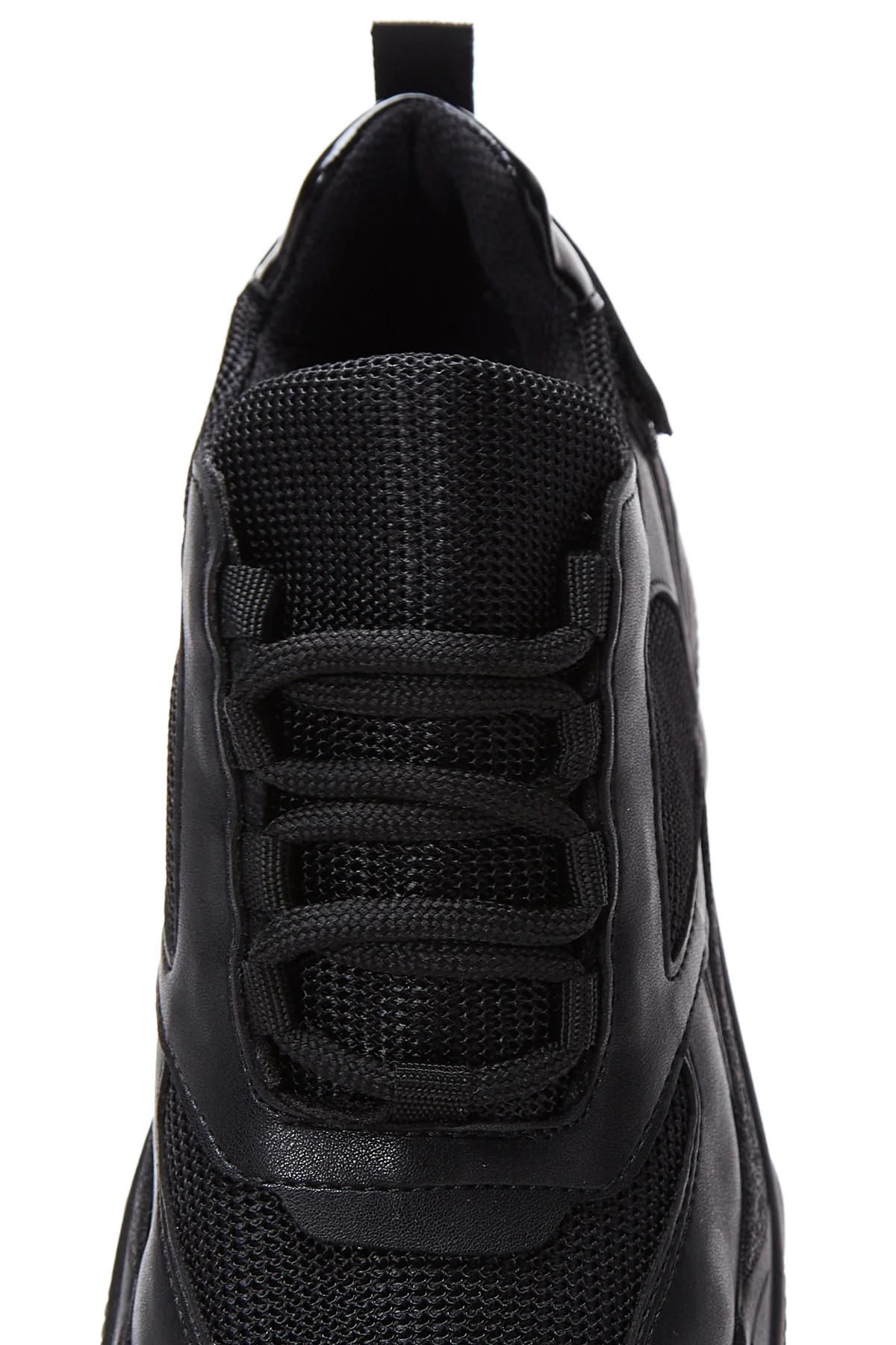 Kadın Siyah Kalın Tabanlı Sneaker - Image 8