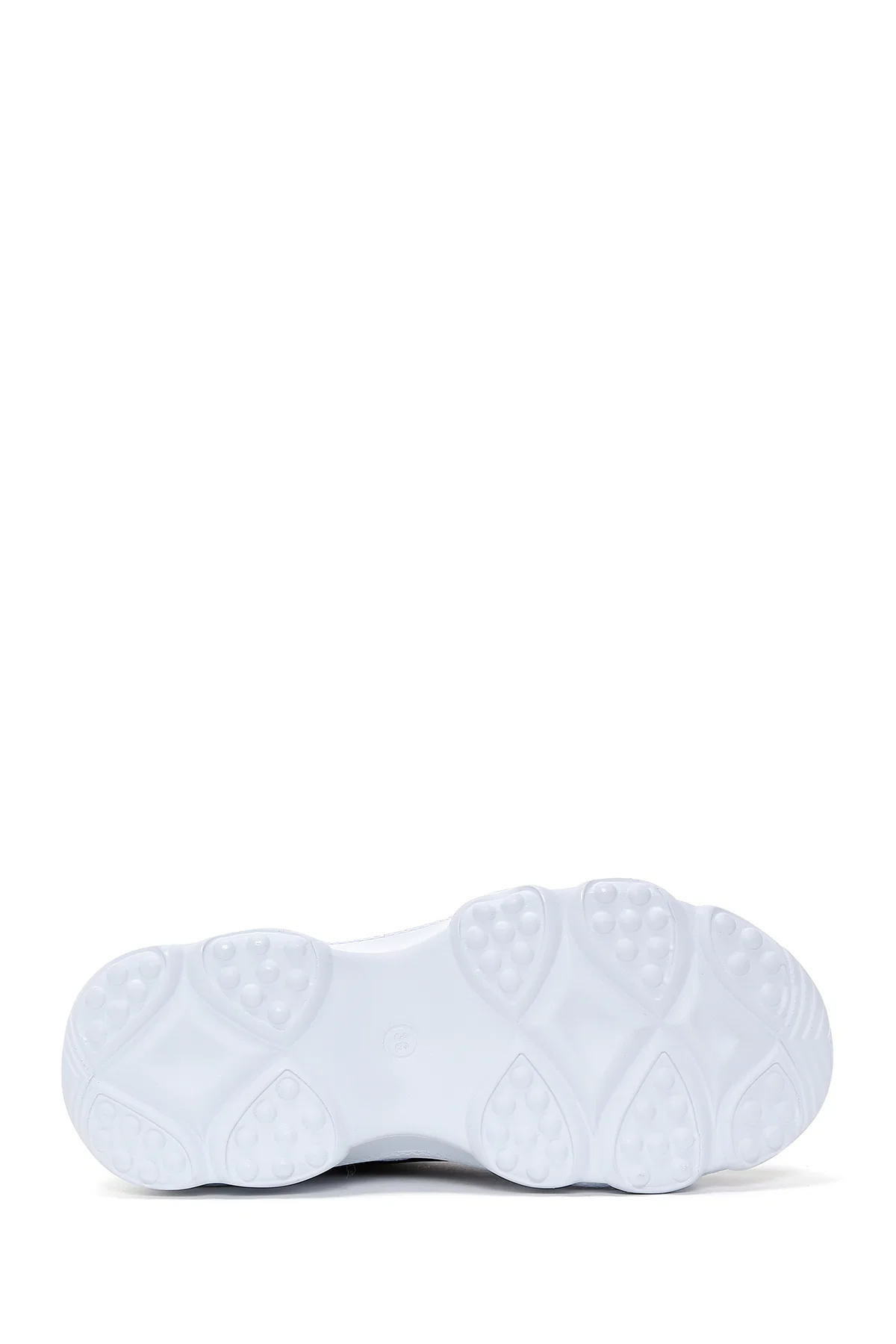 Kadın Siyah Kalın Tabanlı Sneaker - Image 4