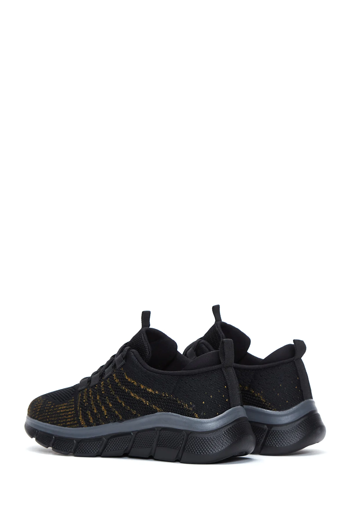 Kadın Siyah Kumaş Sneaker - Image 5