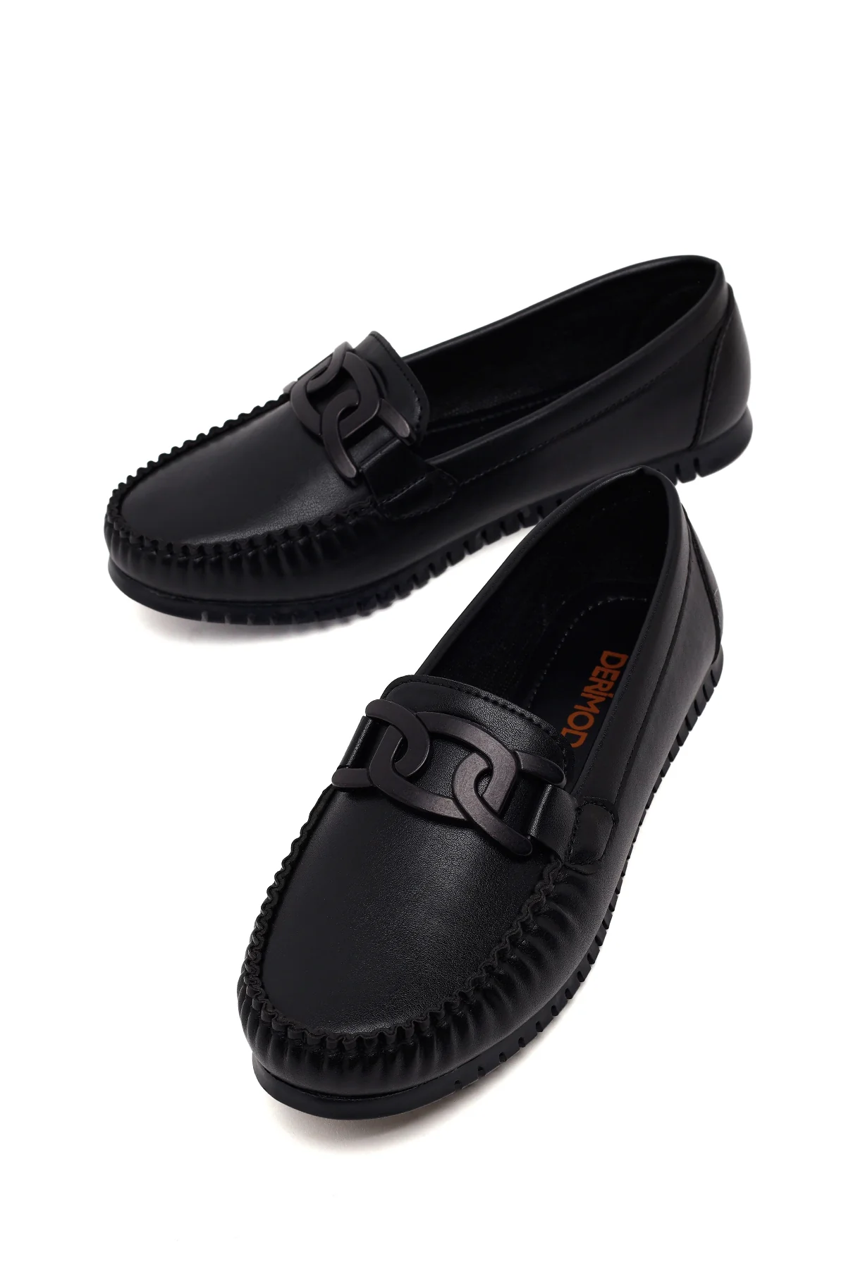 Kadın Siyah Loafer - Image 10