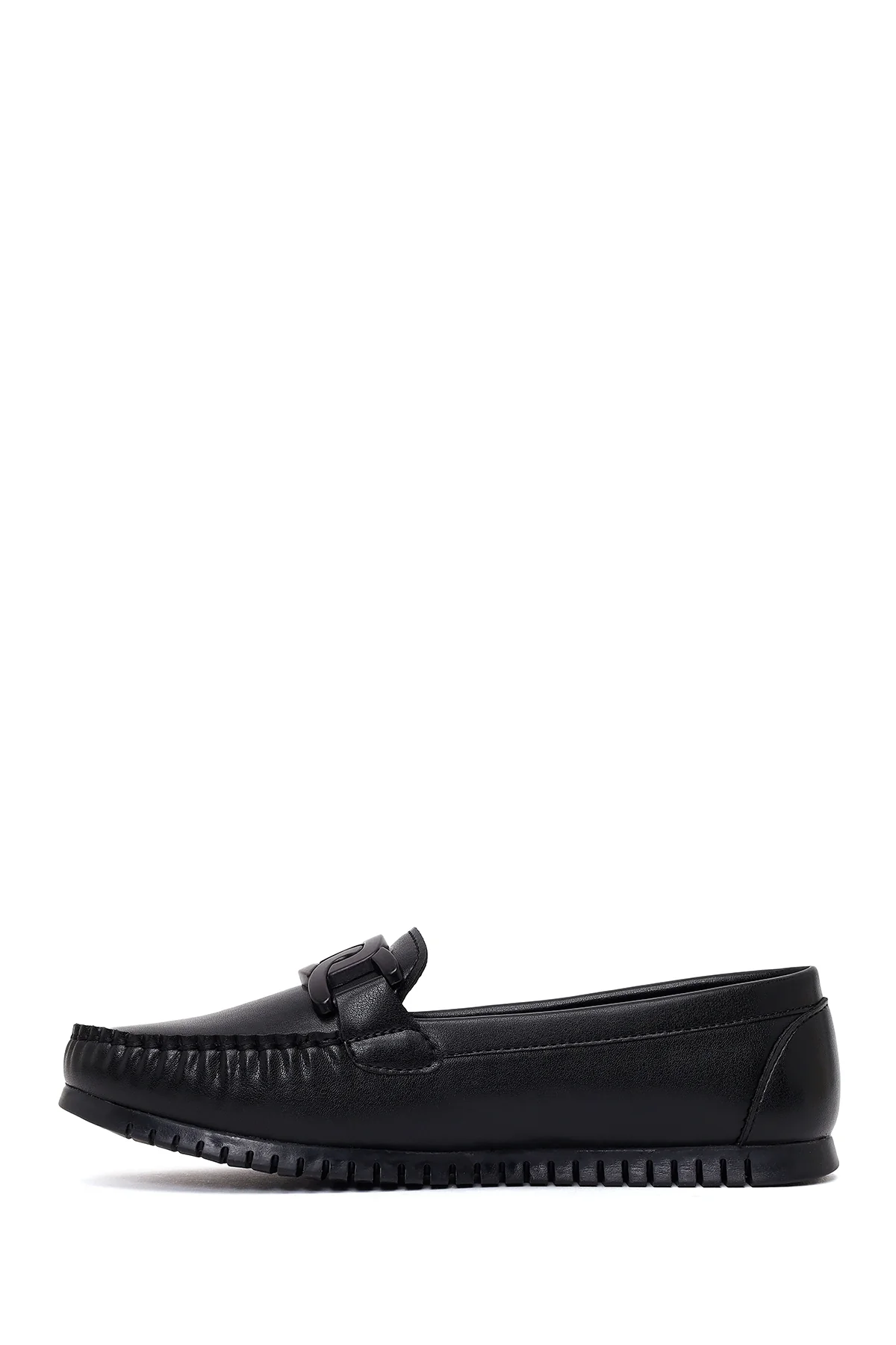 Kadın Siyah Loafer - Image 3
