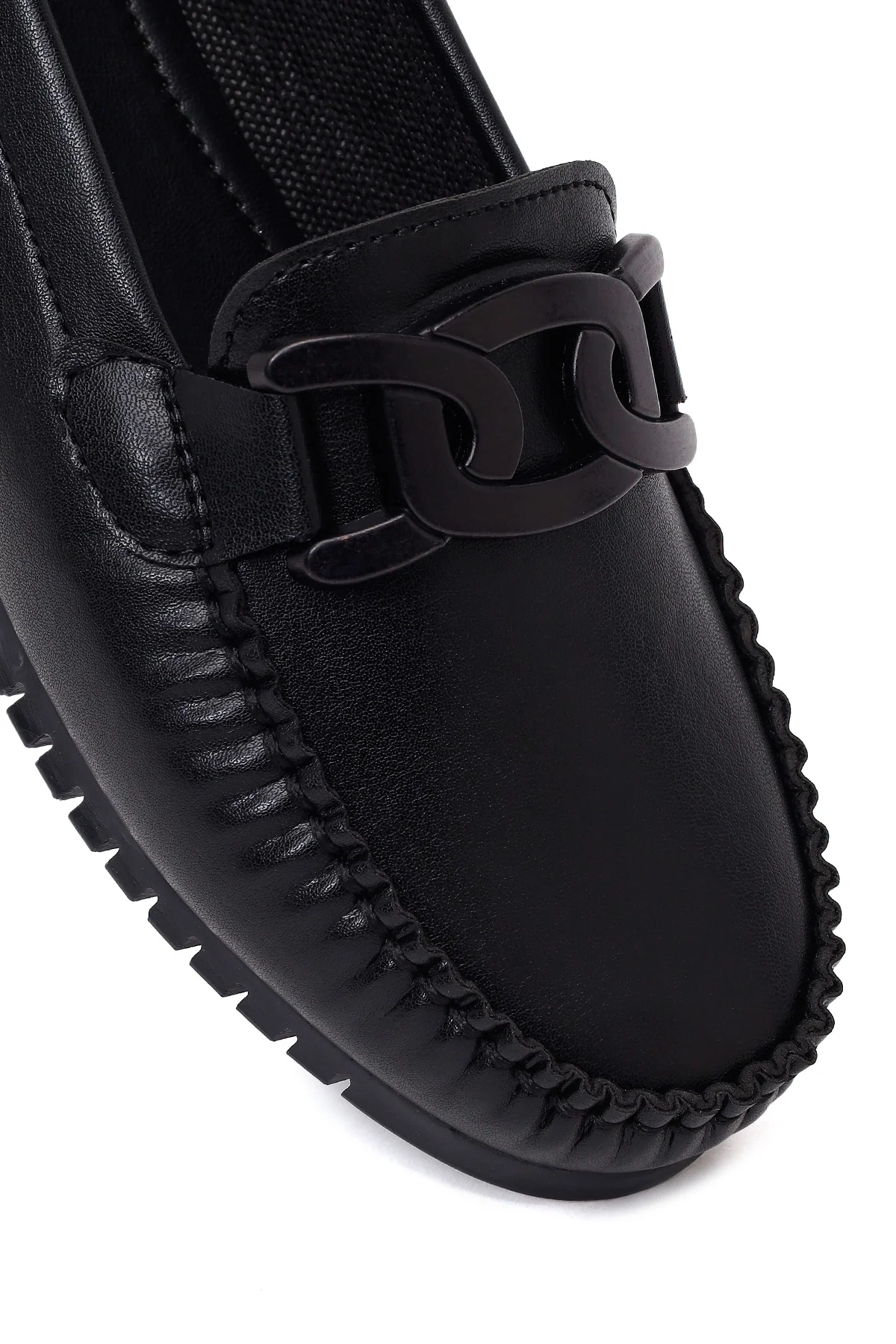 Kadın Siyah Loafer - Image 9