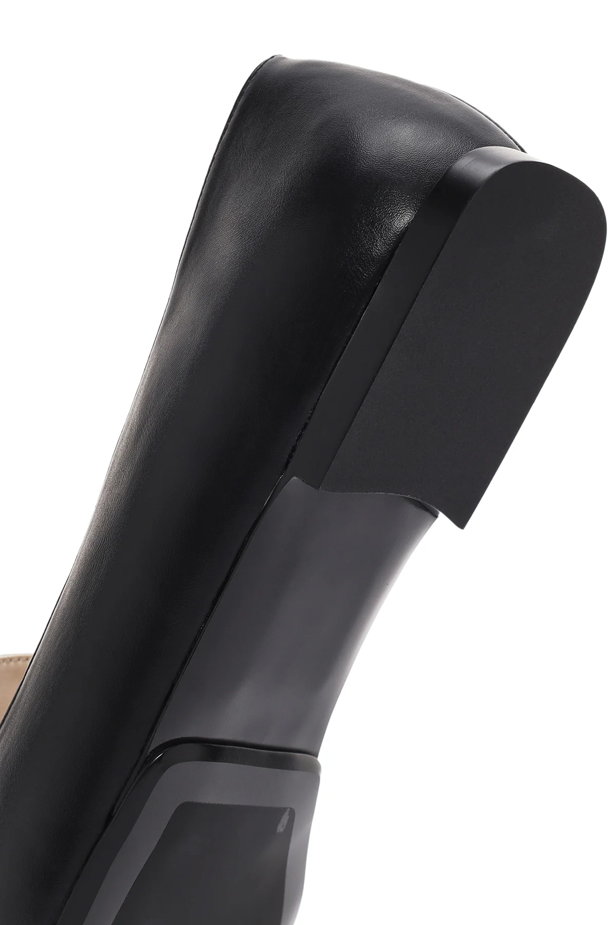 Kadın Siyah Maskülen Loafer - Image 8