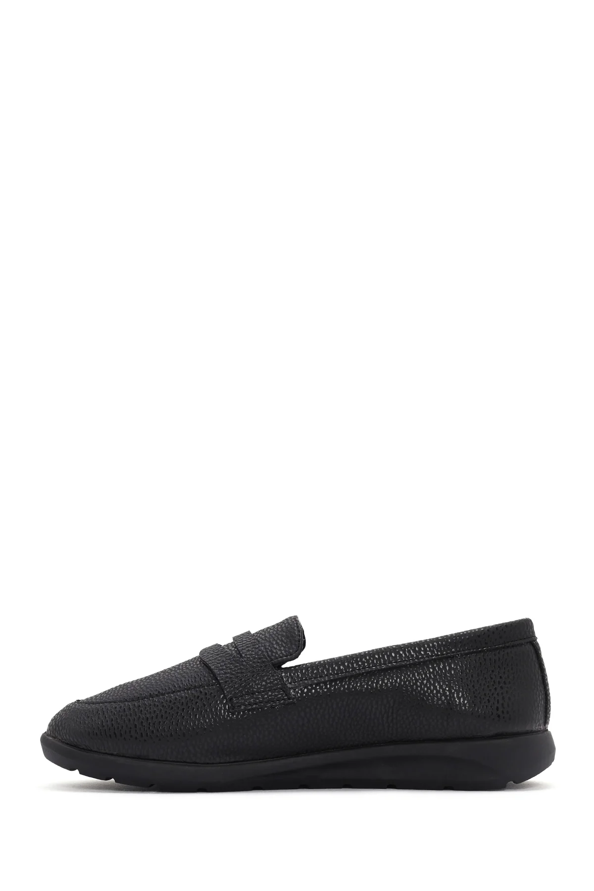 Kadın Siyah Maskülen Loafer - Image 2
