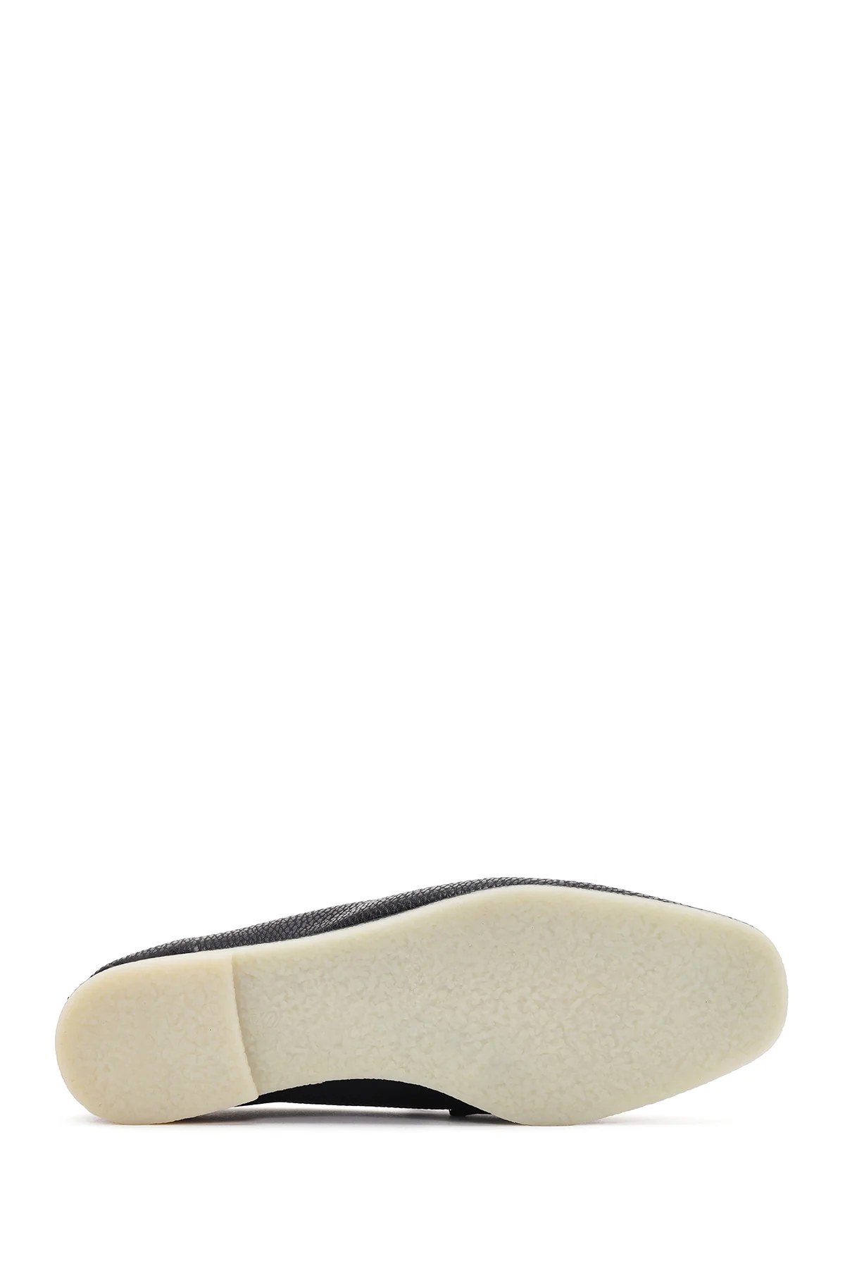 Kadın Siyah Maskülen Loafer - Image 4
