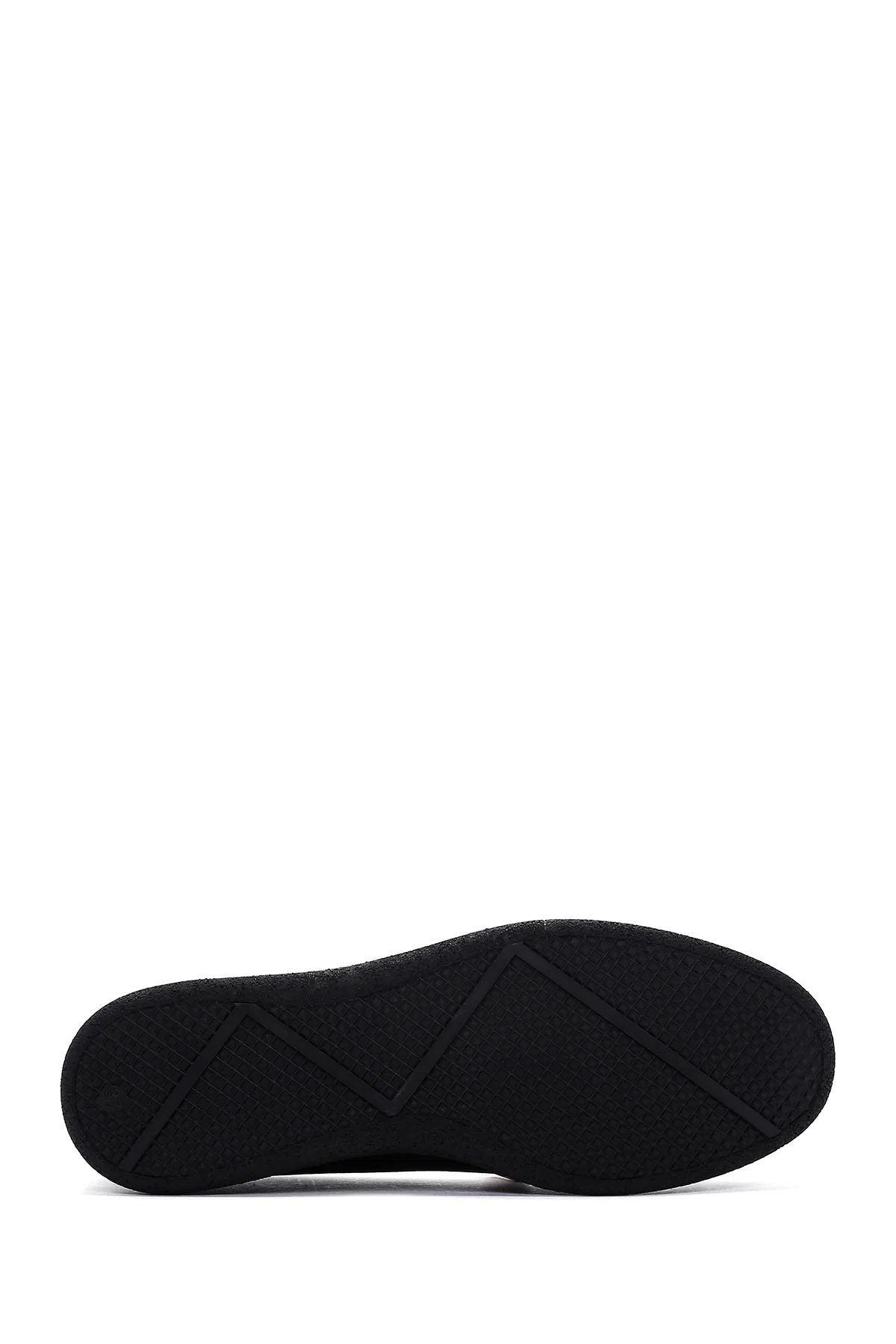 Kadın Siyah Püsküllü Deri Comfort Loafer - Image 4