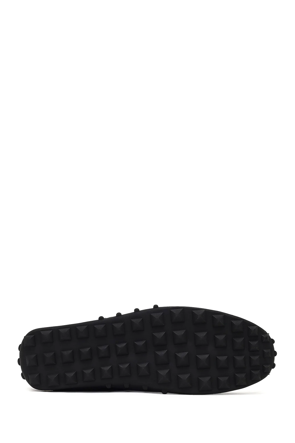 Kadın Siyah Püsküllü Deri Loafer - Image 4