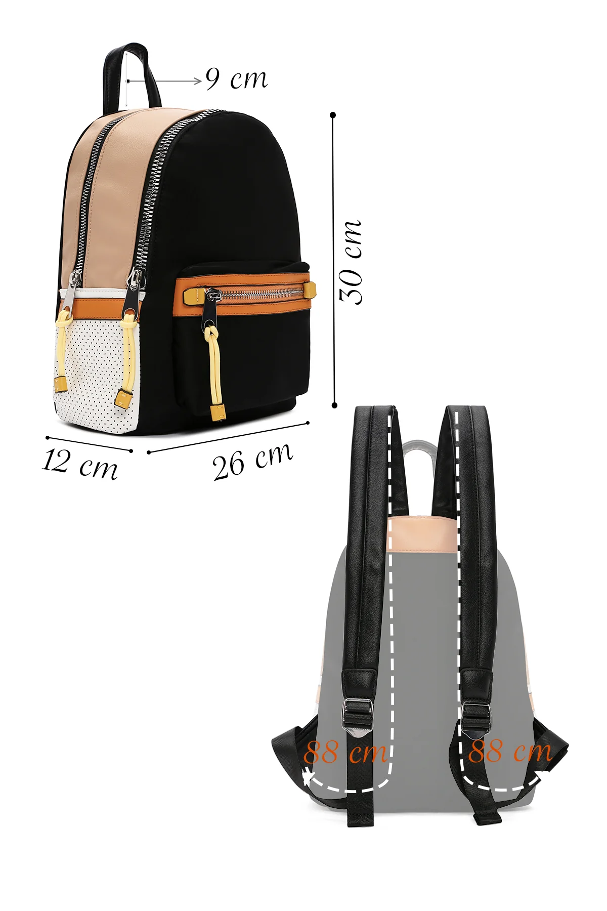 Kadın Siyah Sırt Çantası - Image 2