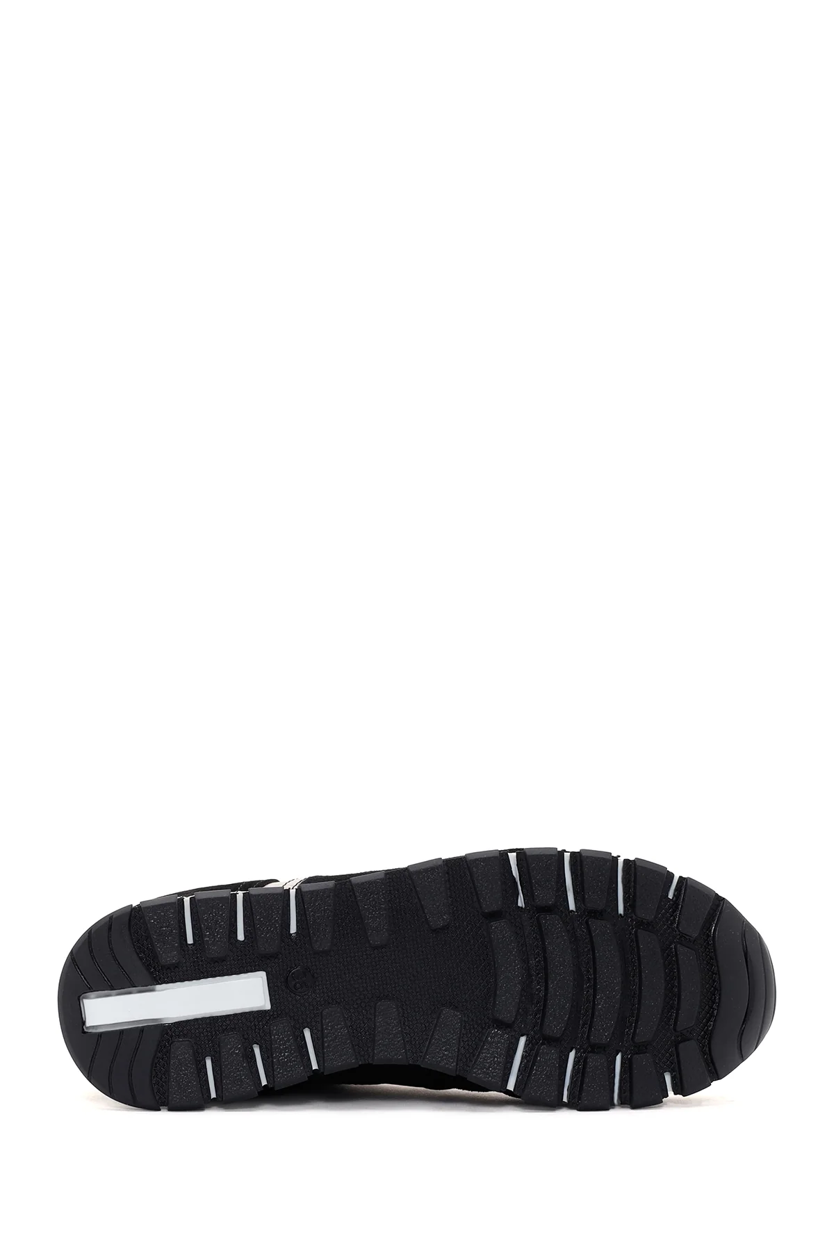 Kadın Siyah Süet Deri Detaylı Sneaker - Image 4