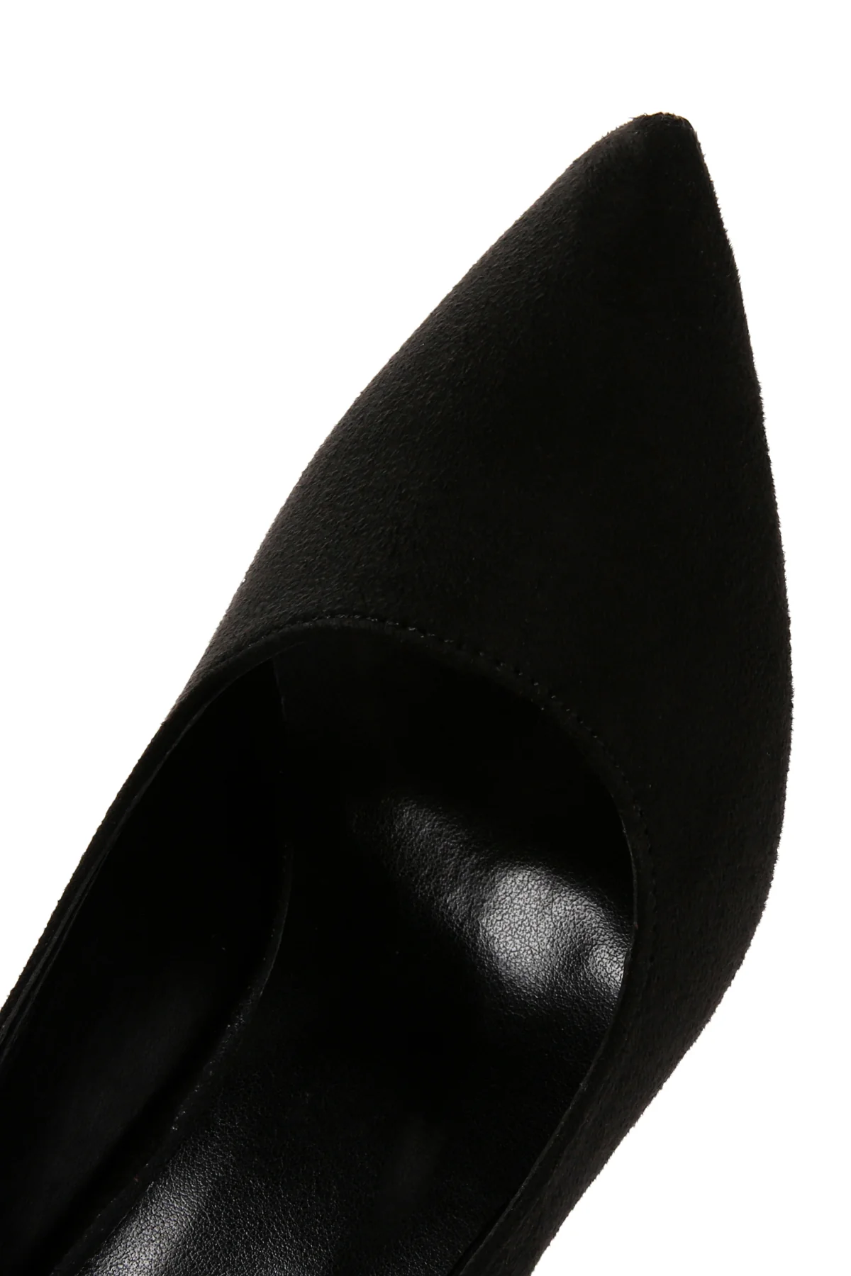 Kadın Siyah Süet Topuklu Stiletto - Image 10