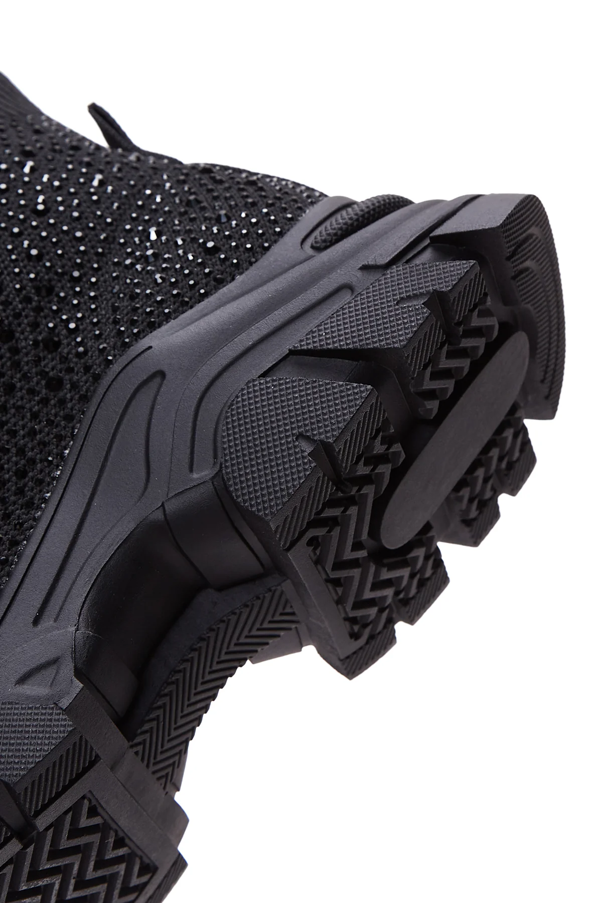 Kadın Siyah Taşlı Bilekli Sneaker - Image 7