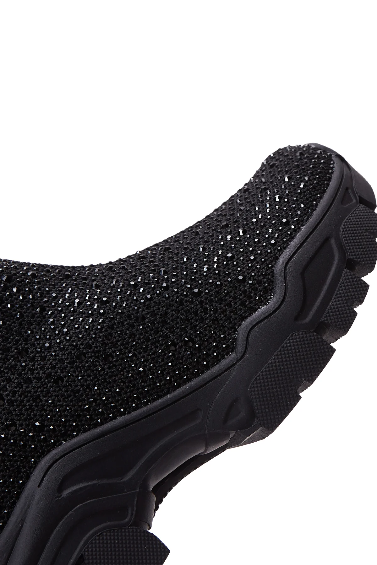 Kadın Siyah Taşlı Bilekli Sneaker - Image 8