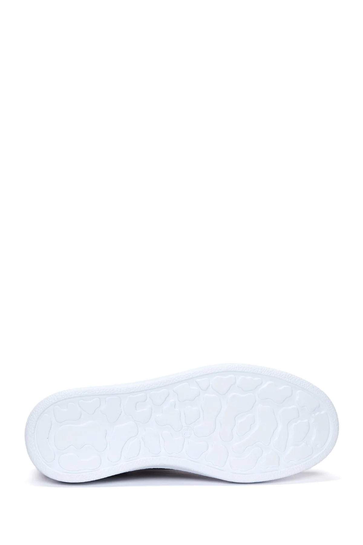 Kadın Siyah Taşlı Kalın Tabanlı Sneaker - Image 4