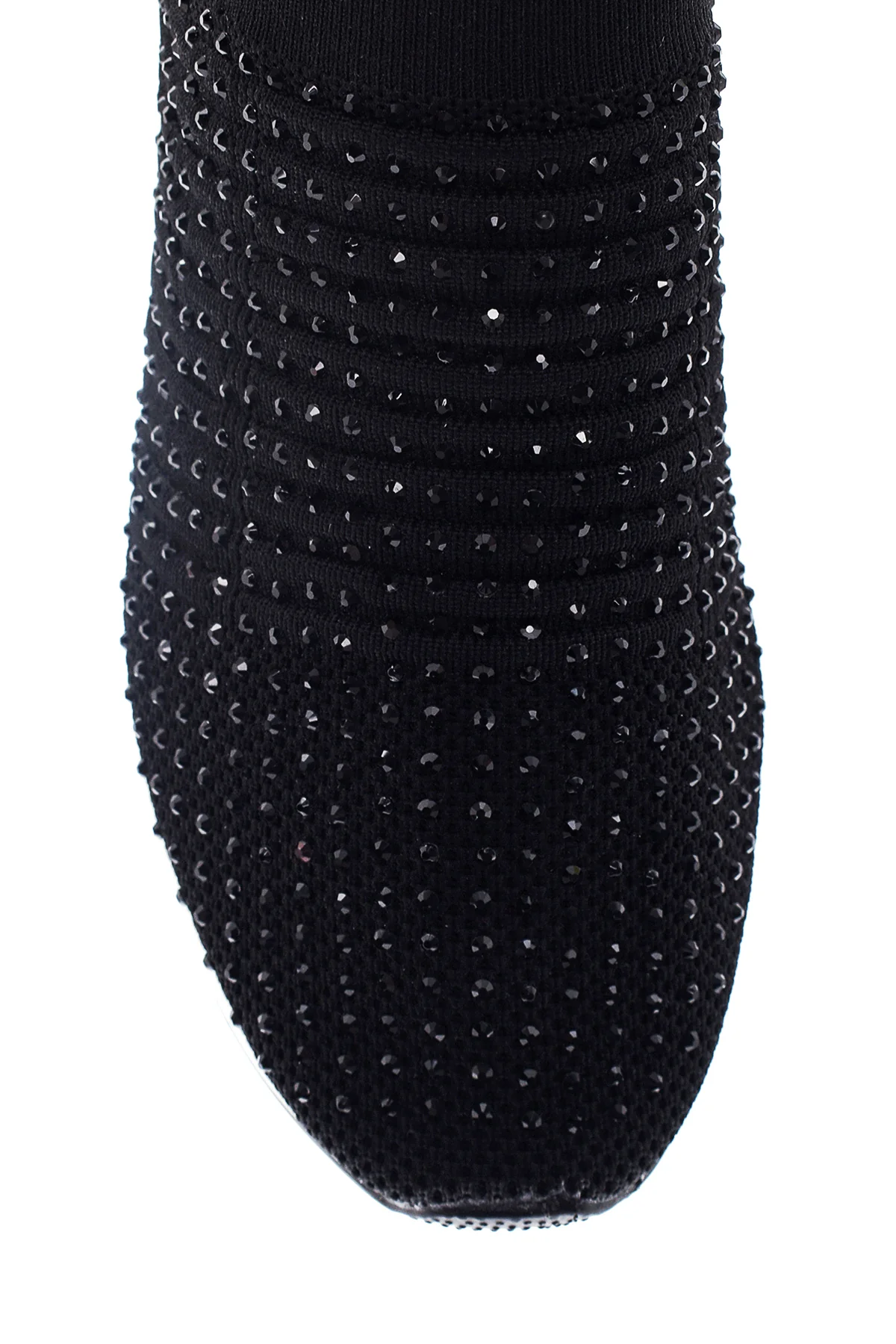 Kadın Siyah Taşlı Sneaker - Image 6