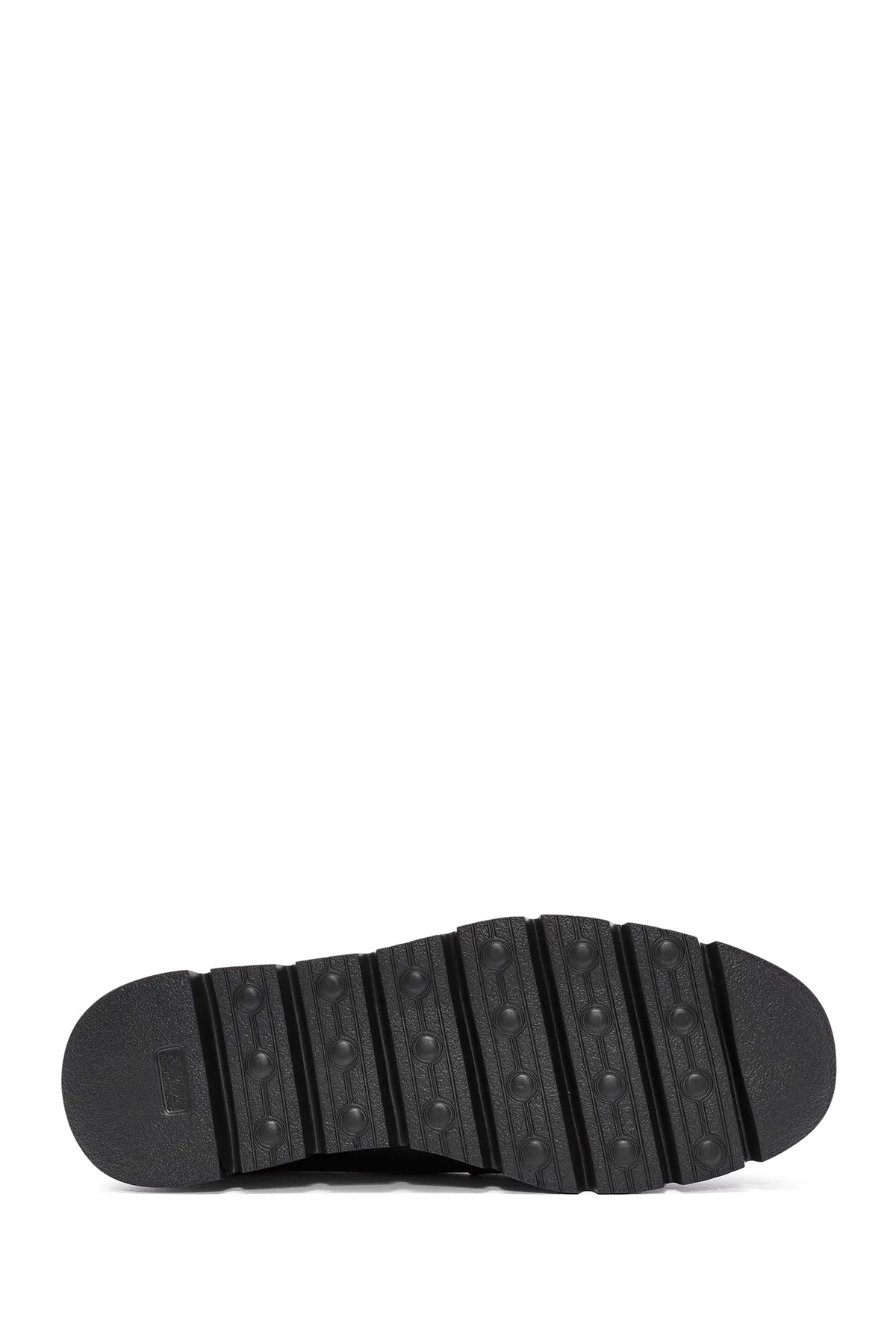 Kadın Siyah Toka Detaylı Deri Comfort Loafer - Image 4