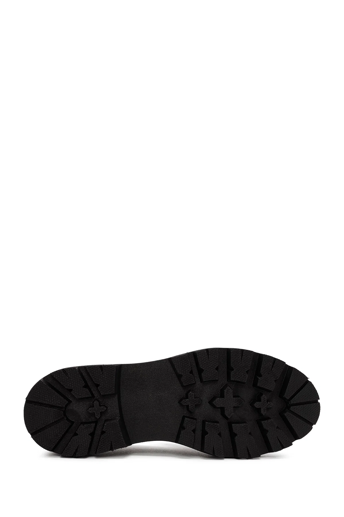 Kadın Siyah Toka Detaylı Maskülen Loafer - Image 4