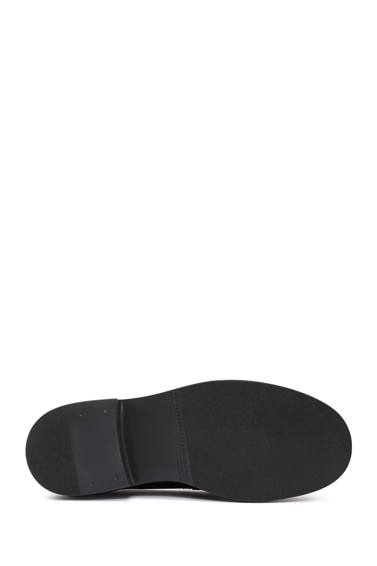 Kadın Siyah Toka Detaylı Maskülen Loafer - Image 4