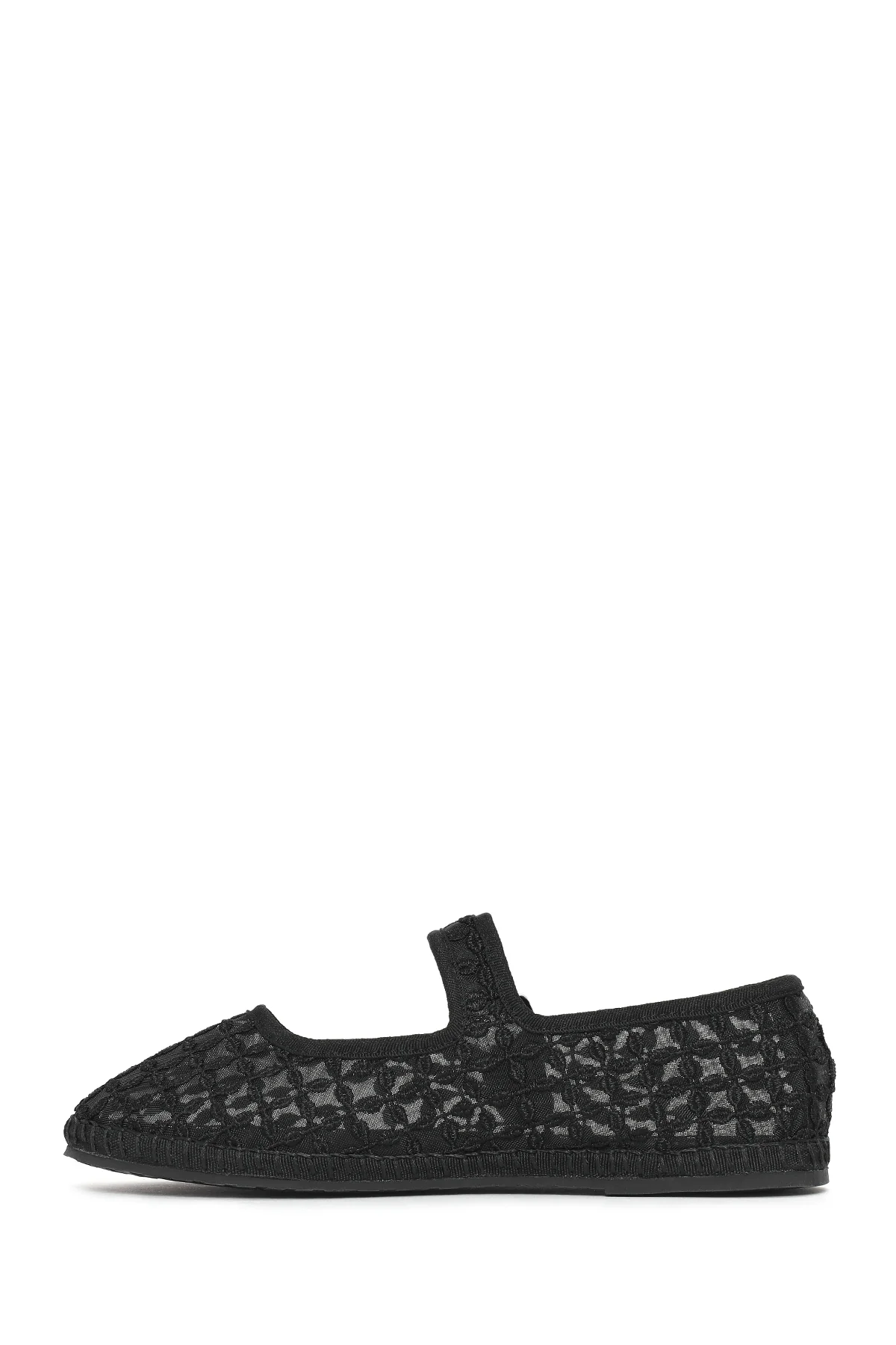 Kadın Siyah Tokalı Espadril - Image 3