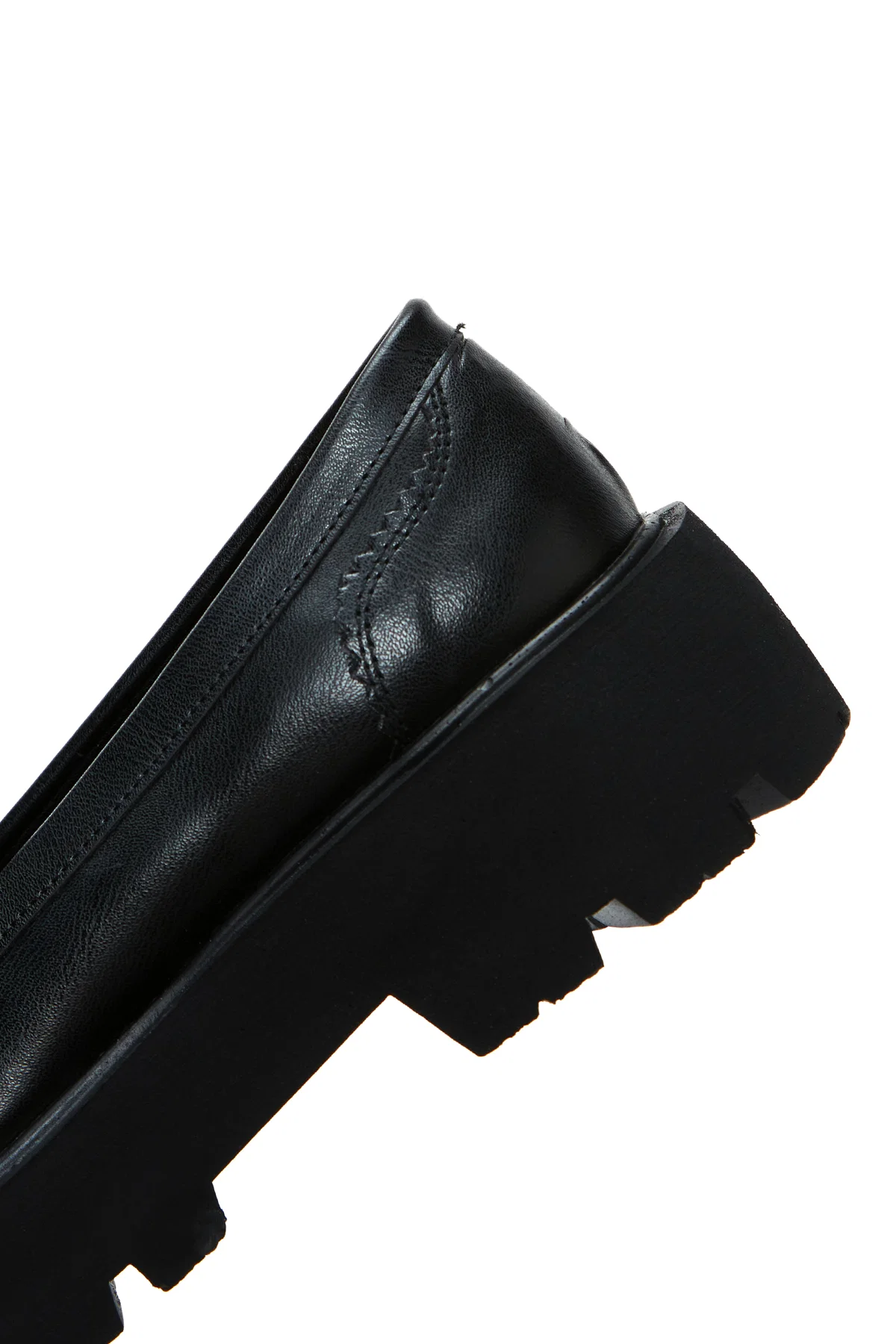 Kadın Siyah Tokalı Loafer - Image 6