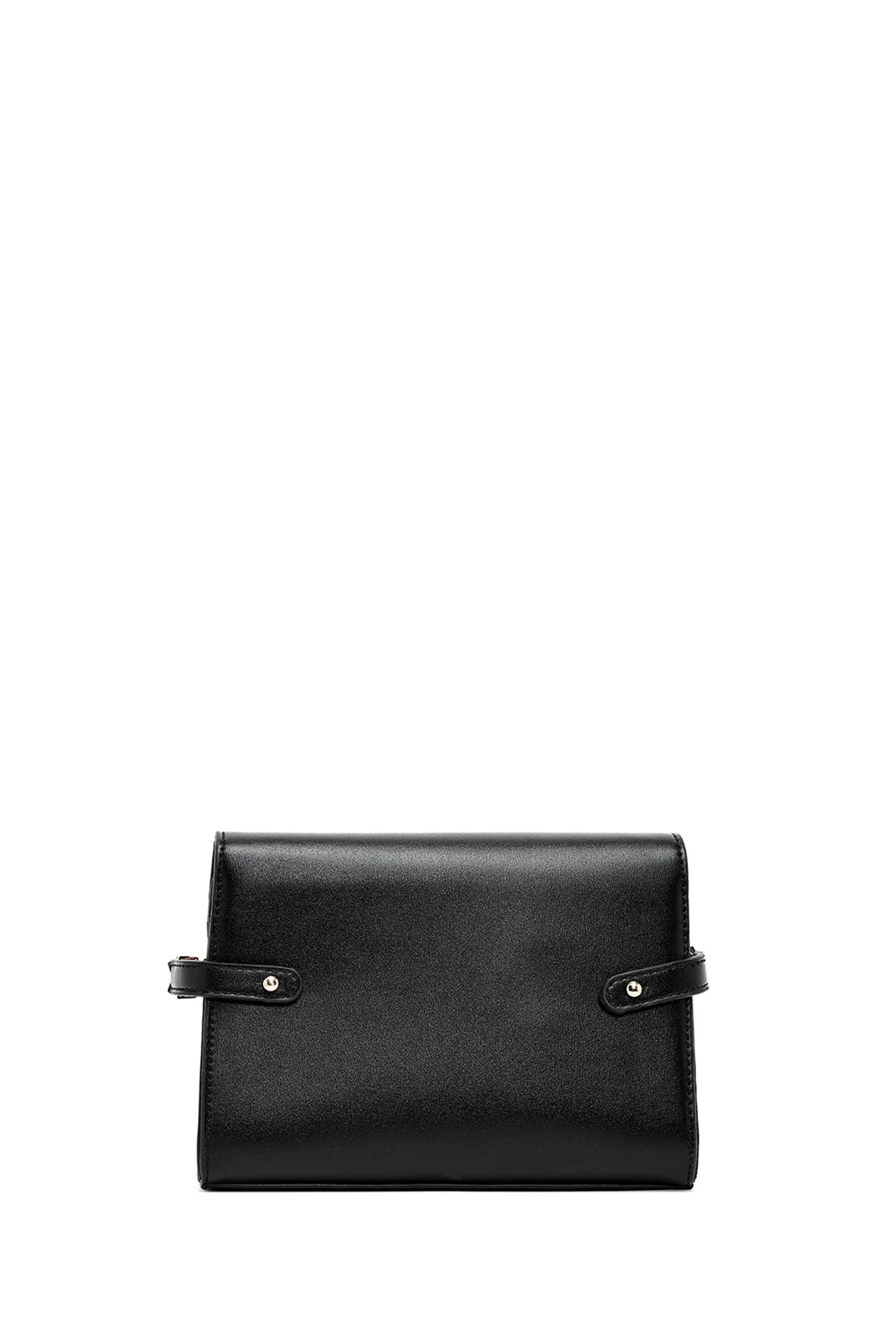 Kadın Siyah Uzun Askılı Klasik Çapraz Çanta - Image 4