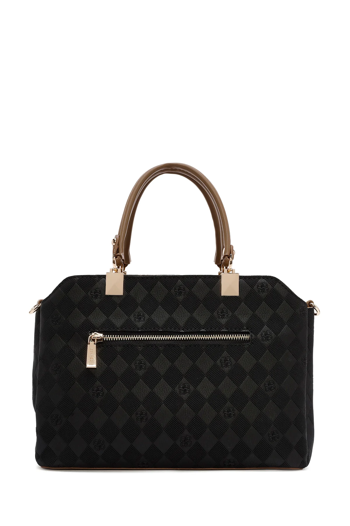 Kadın Siyah Uzun Askılı Kol Çantası - Image 4