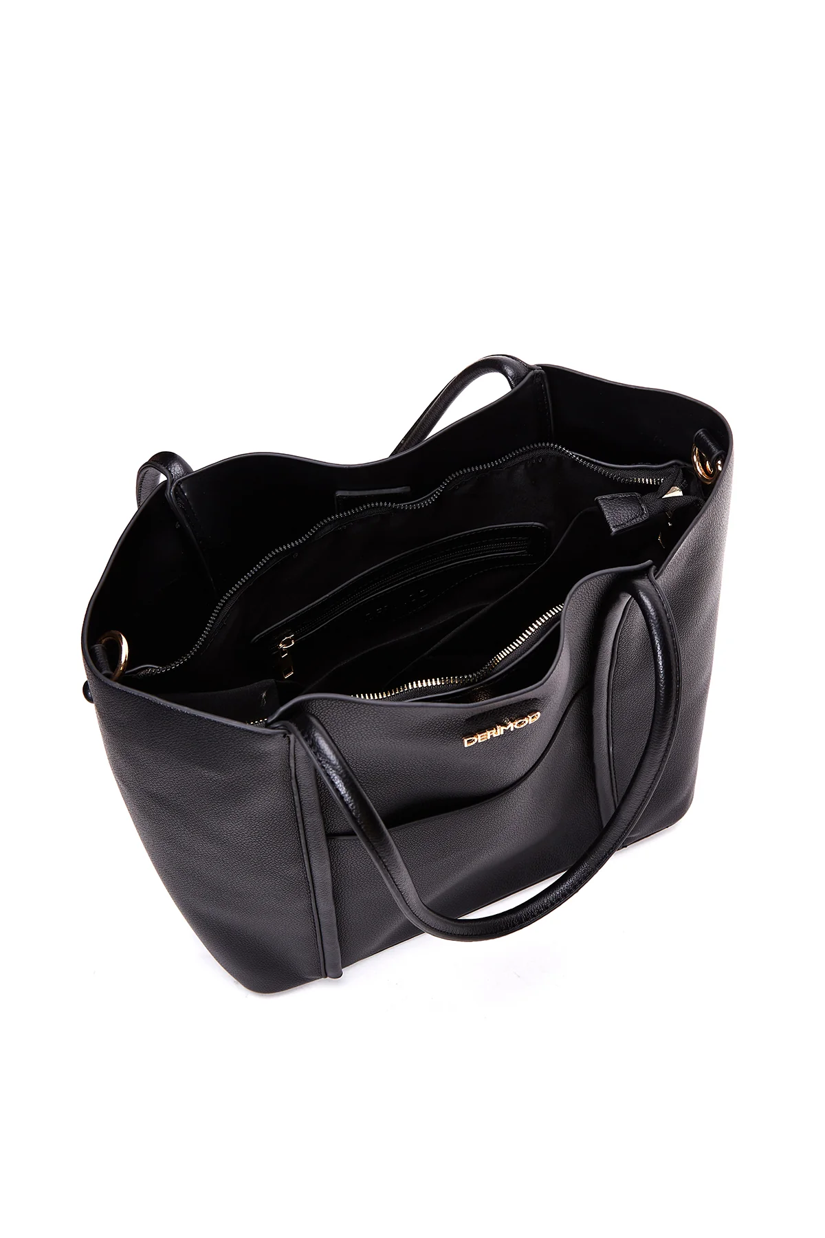 Kadın Siyah Uzun Askılı Omuz Çantası - Image 7