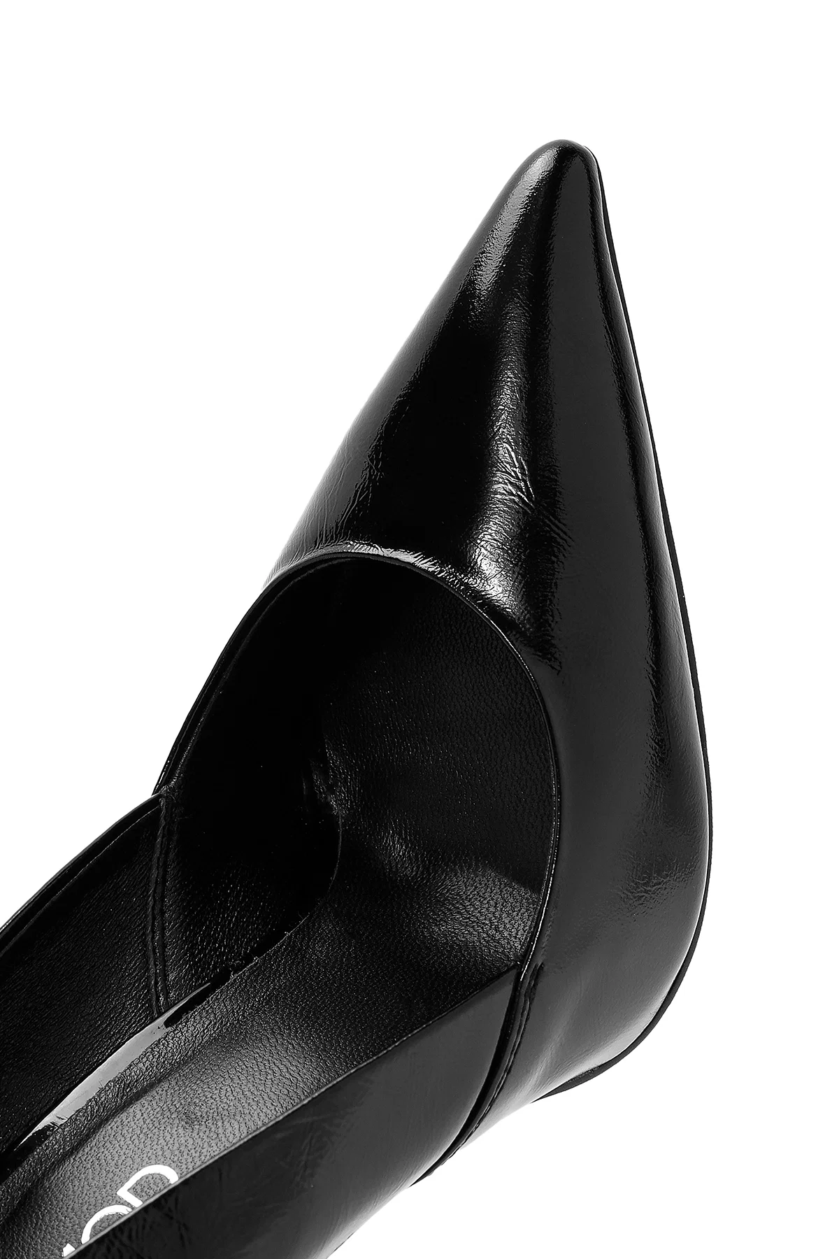 Kadın Siyah Yüksek İnce Topuklu Deri Stiletto - Image 10